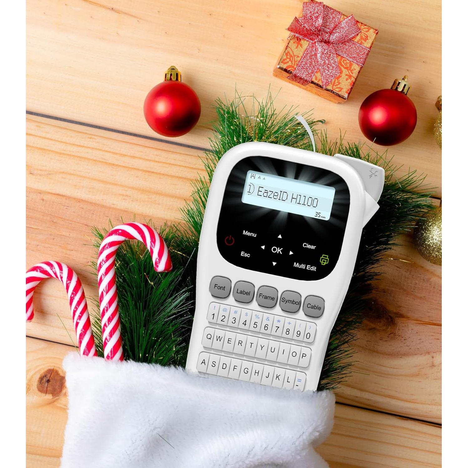 Etiquetadora EazeID H1100 Portátil 12mm Pantalla Retroiluminada