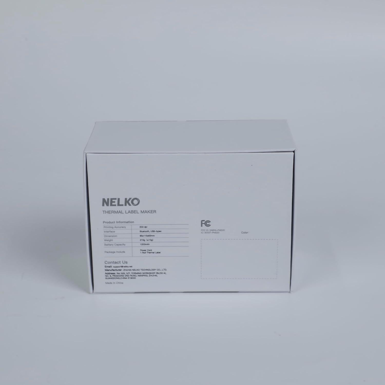 Impresora de Etiquetas Nelko PM220 Bluetooth Portátil 203 DPI