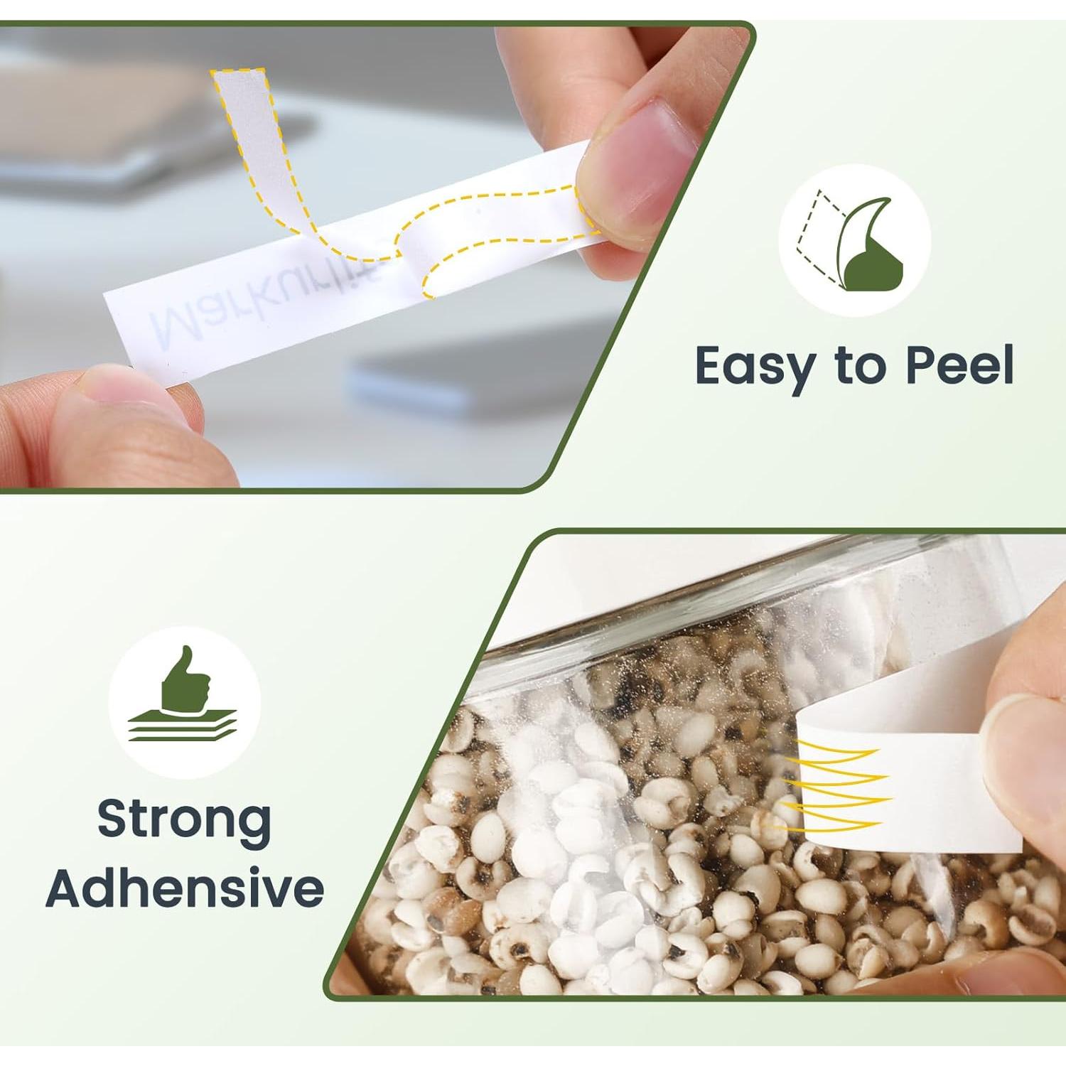 Paquete de 10 Cintas de Etiquetas Markurlife Tze-231 12mm