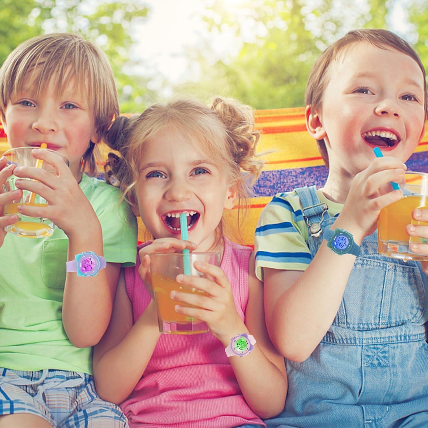 Reloj Digital Ayybboo para Niños a Prueba de Agua 30m