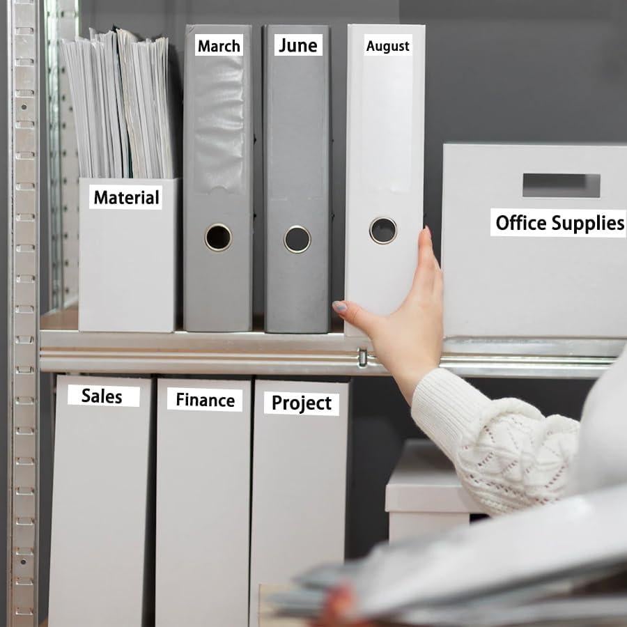 Cinta de Etiqueta Womiten M-K231 12mm Blanca 5-Pack