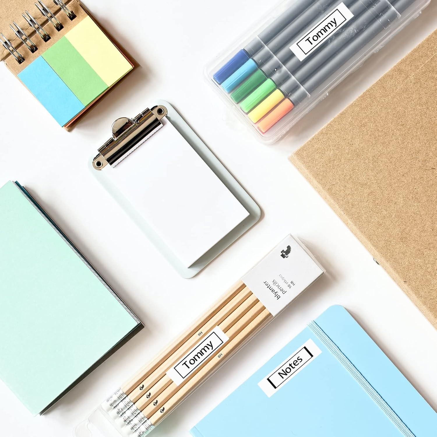 Cinta de Etiqueta Womiten M-K231 12mm Blanca 5-Pack