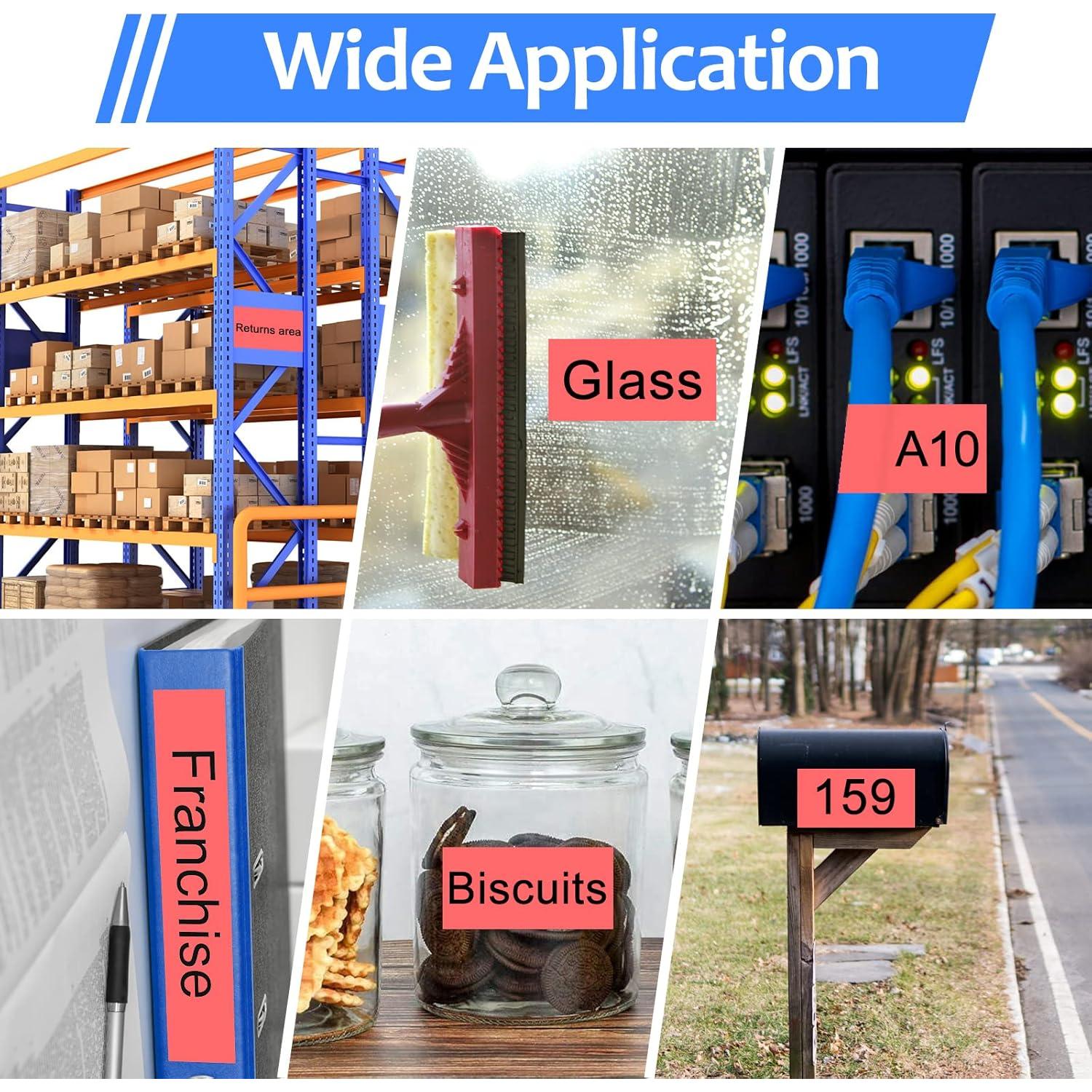 Cinta de Etiqueta Laminada USUPERINK TZe-431 12mm Negra/Roja 6PK