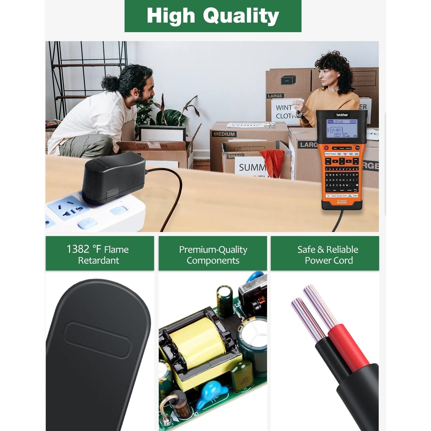 Adaptador de Alimentación 9V 1.6A Brother P-Touch AD-24