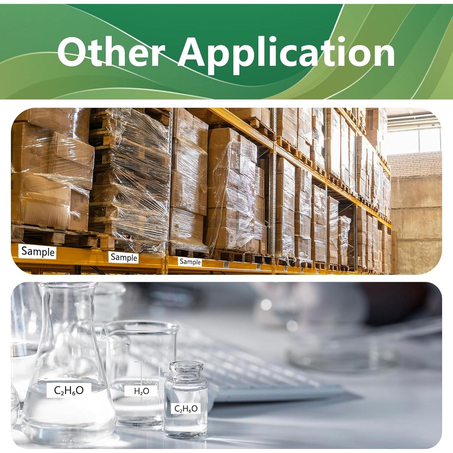 Cinta Laminada 18mm YUANQIMM TZe-241 Negra sobre Blanca 8-Pack