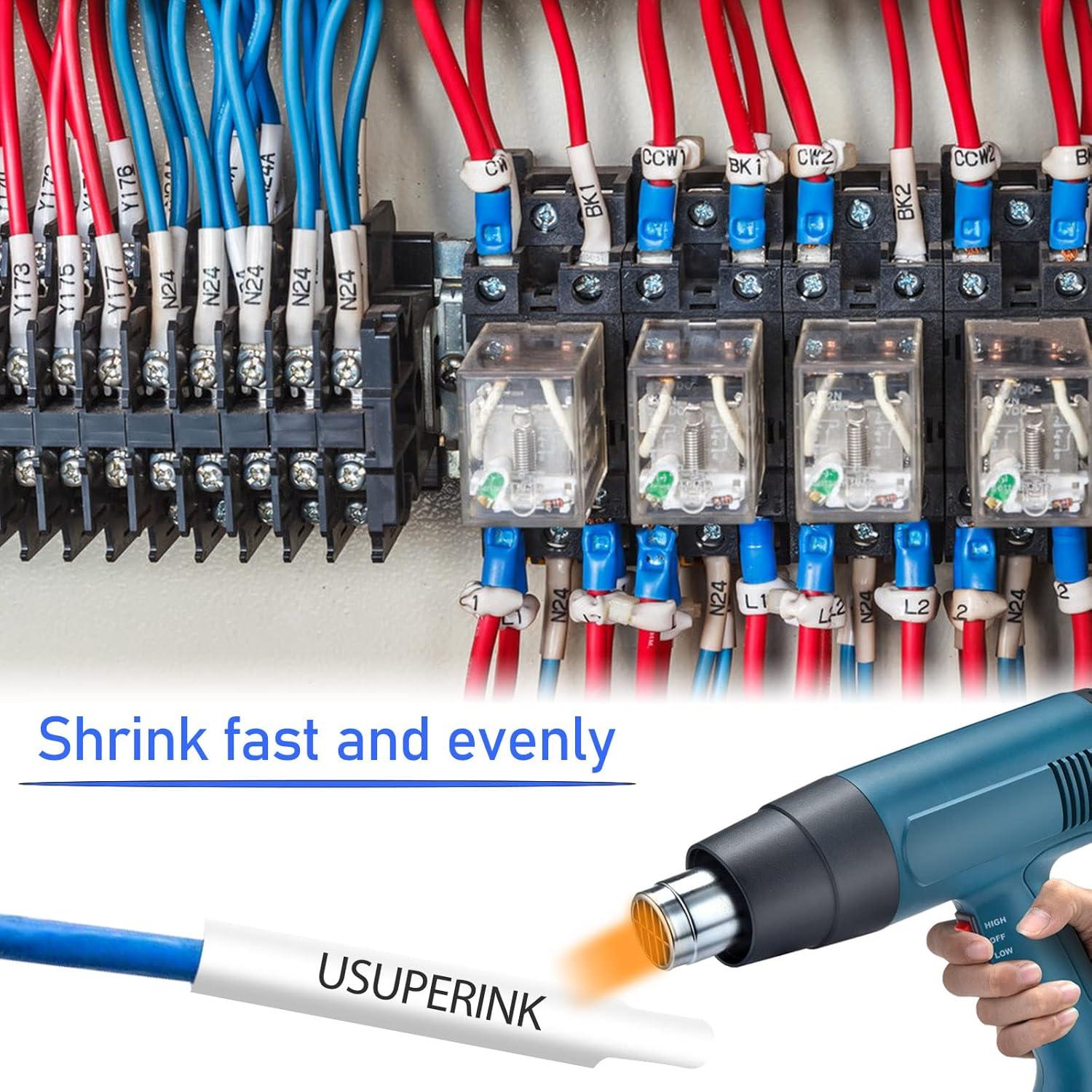 3PK Cinta de Etiquetadora Termocontraíble USUPERINK HSe-211 5.8mm