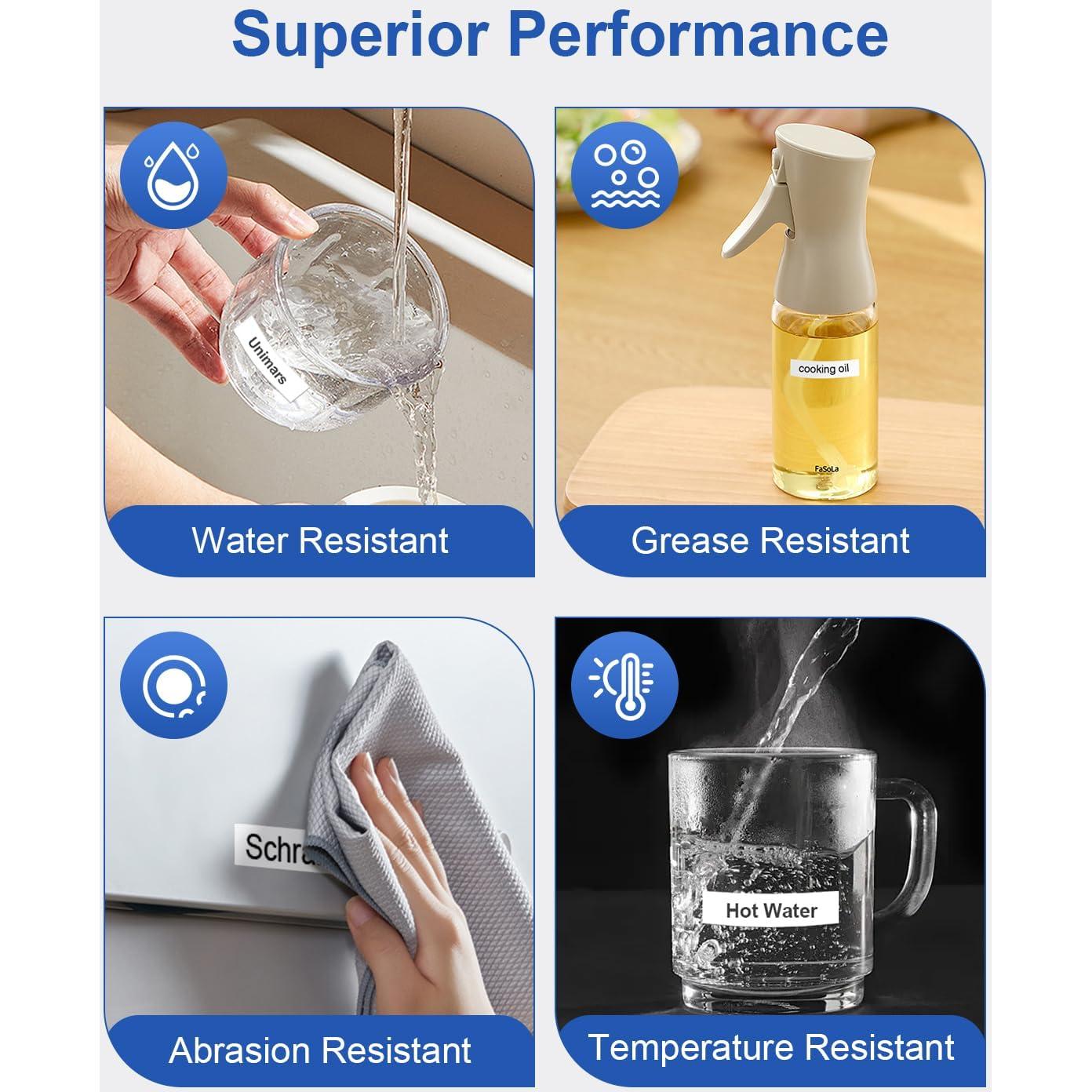 Paquete de 4 cintas de etiquetadora Brother TZe-231 12mm