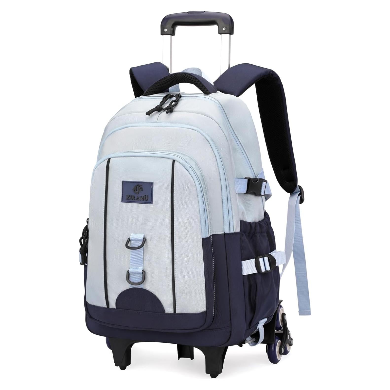 Mochila Rodante para Niños ZS001 Azul 30 Litros