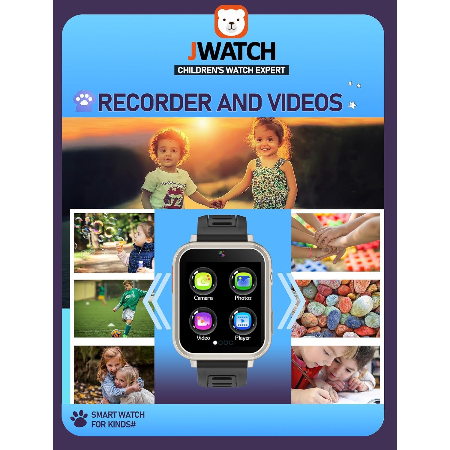 Reloj Inteligente Jwatch para Niños 6-12 con Cámara y Música