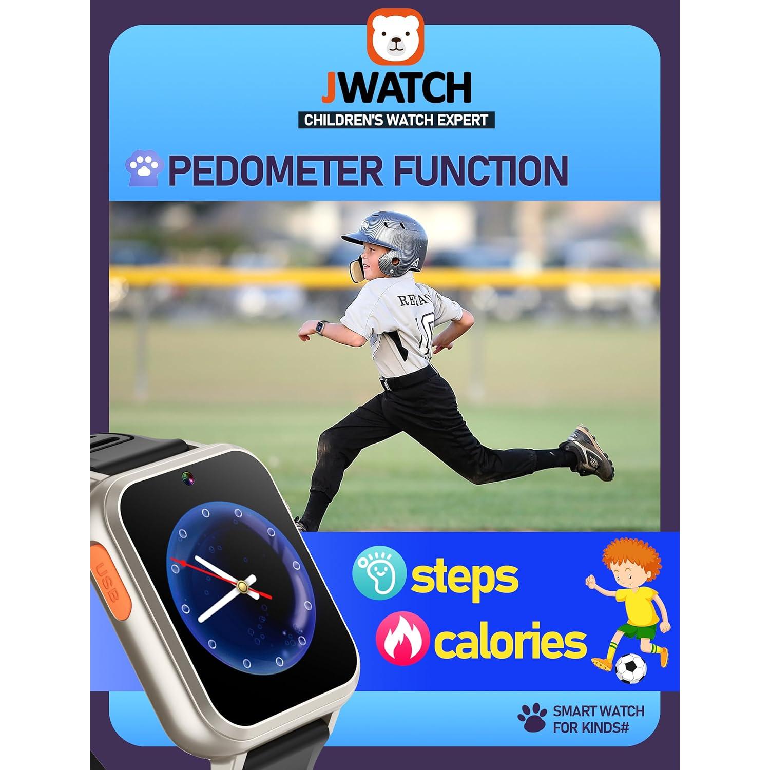 Reloj Inteligente Jwatch para Niños 6-12 con Cámara y Música