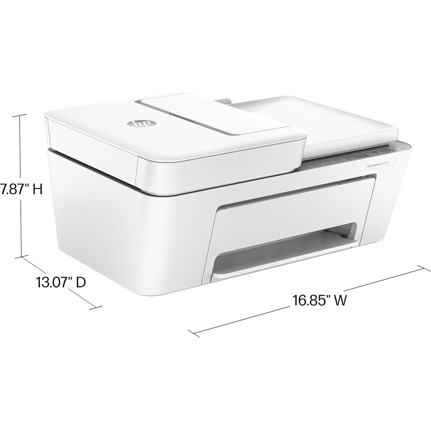 Impresora Multifuncional Inalámbrica HP DeskJet 4255e - Color, Escáner y Copiadora