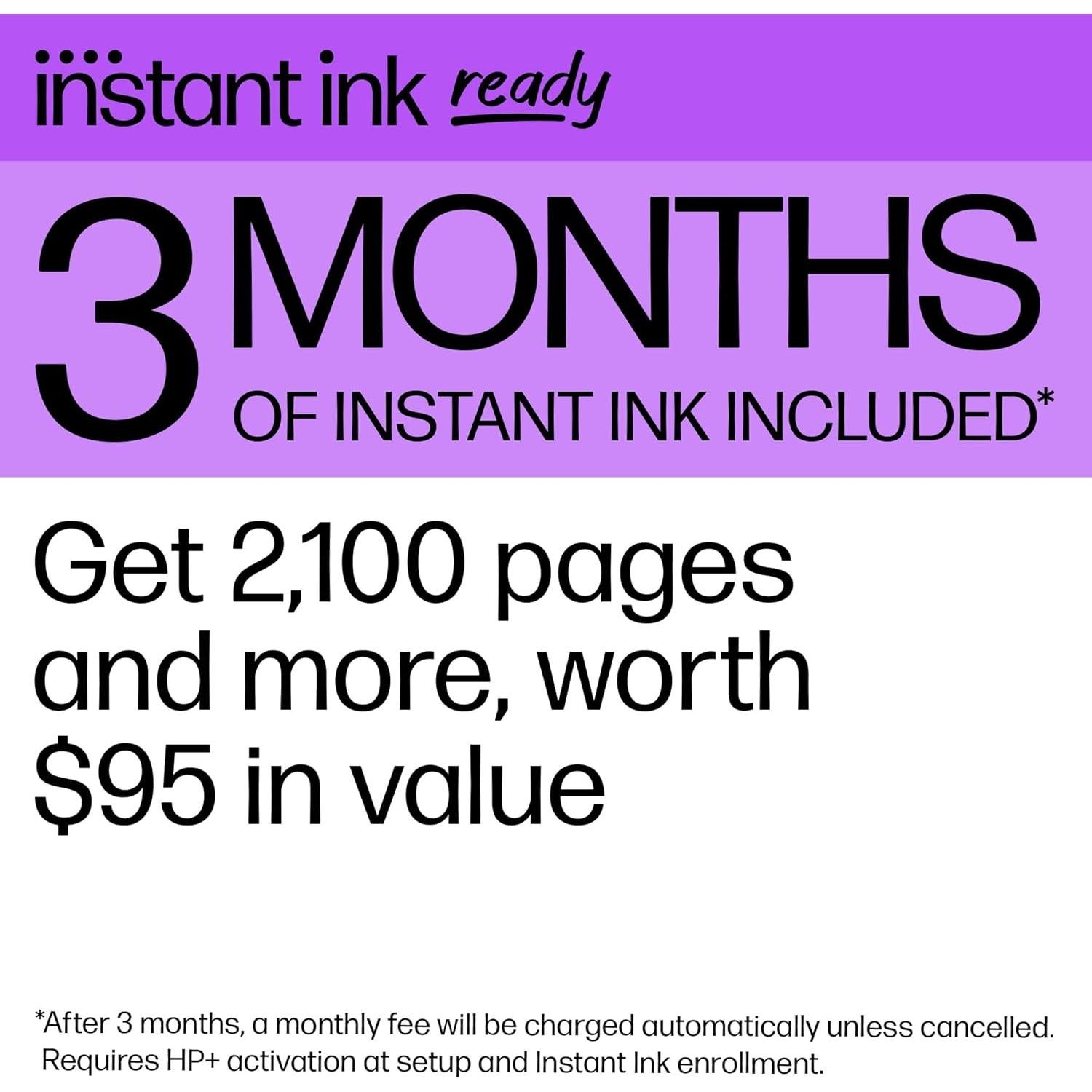 Impresora Multifuncional Inalámbrica HP DeskJet 4255e - Color, Escáner y Copiadora