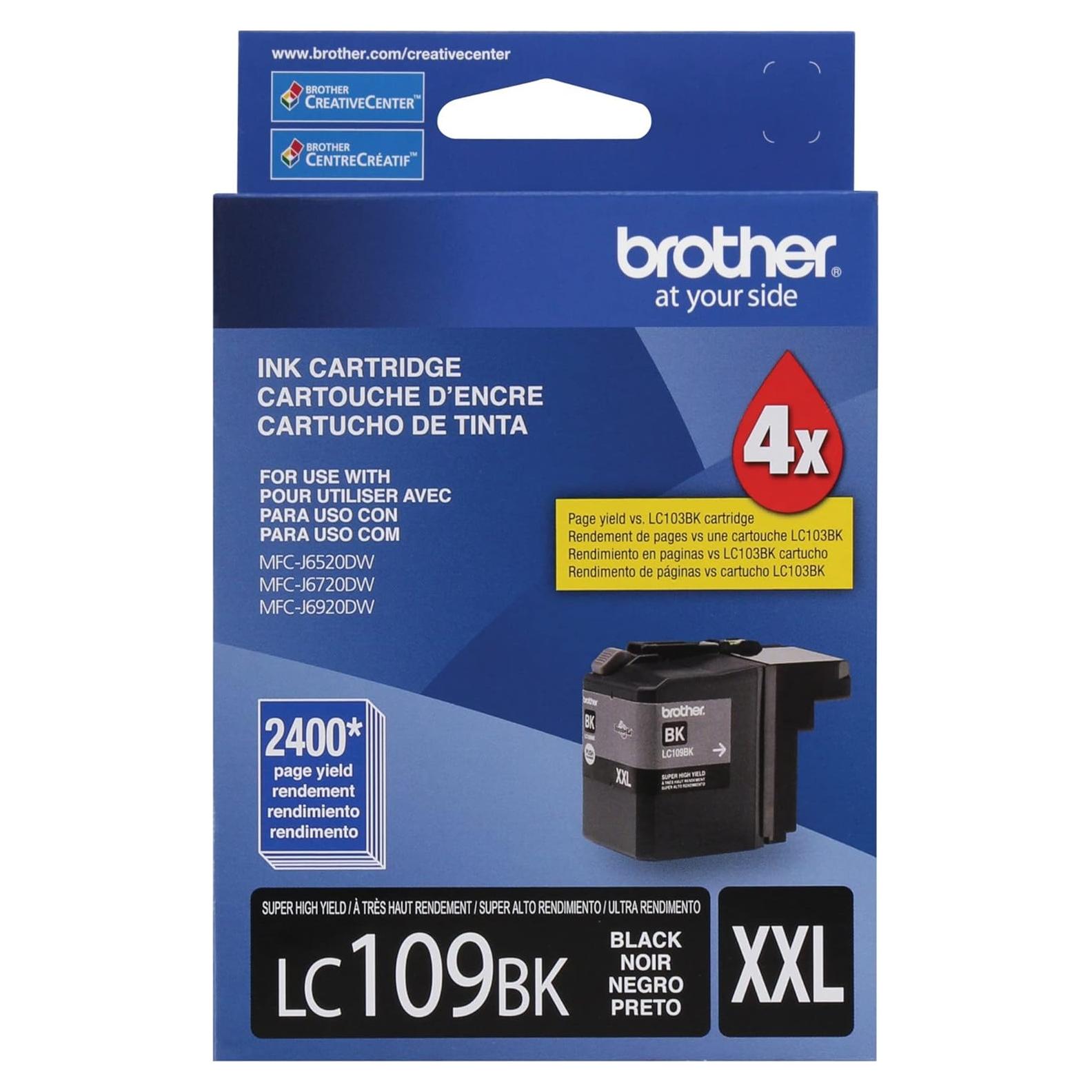 Cartucho de tinta Brother LC109BK Negro de alta capacidad