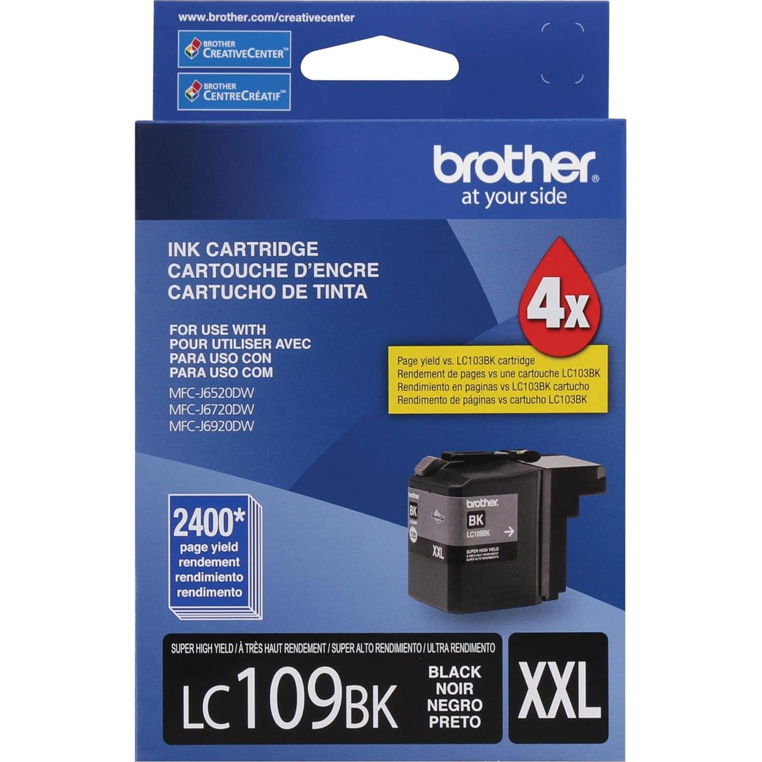 Cartucho de tinta Brother LC109BK Negro de alta capacidad