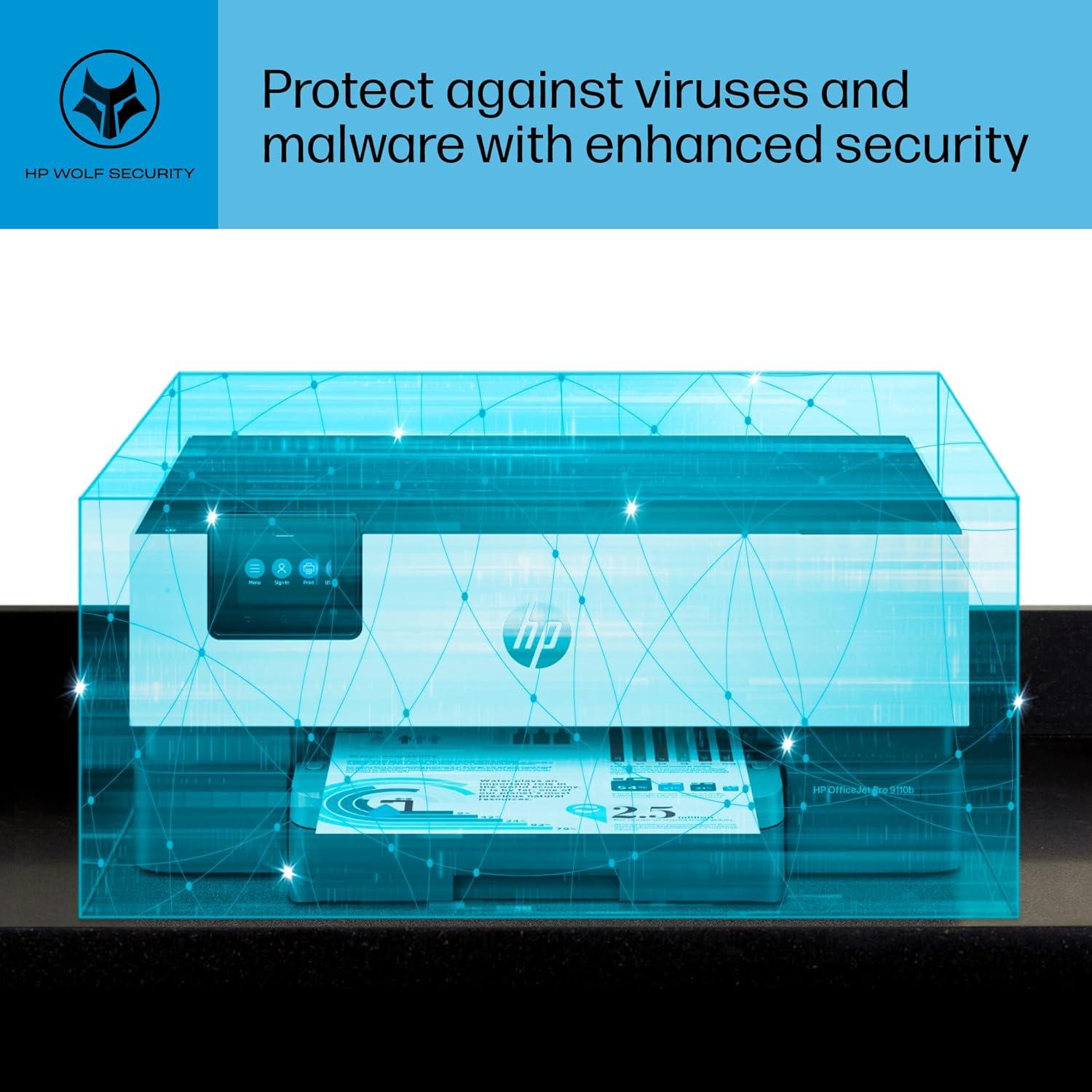 Impresora Inyección de Tinta Color Inalámbrica HP OfficeJet Pro 9110b