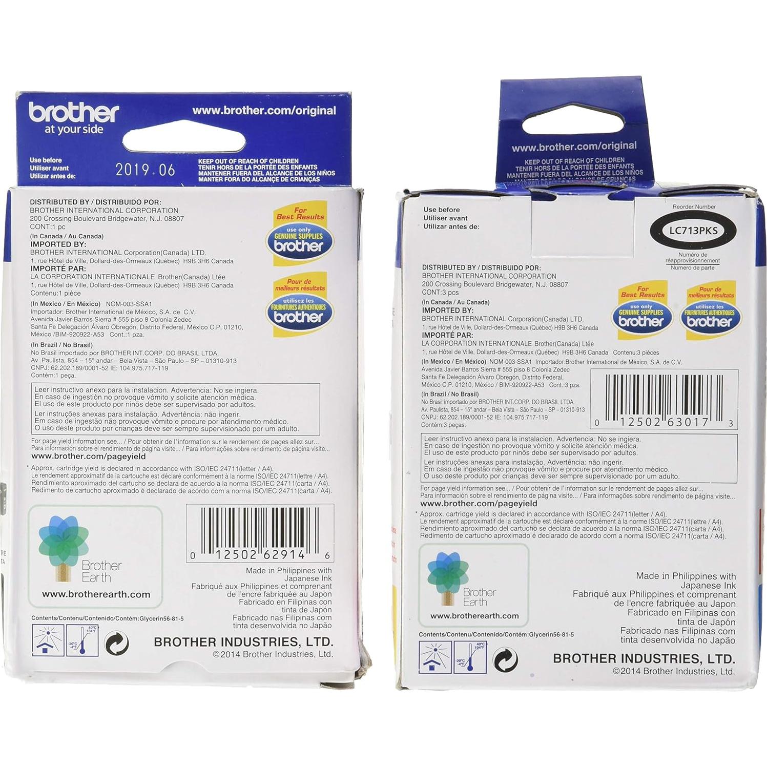 Conjunto de cartuchos de tinta Brother LC71 - 4 colores