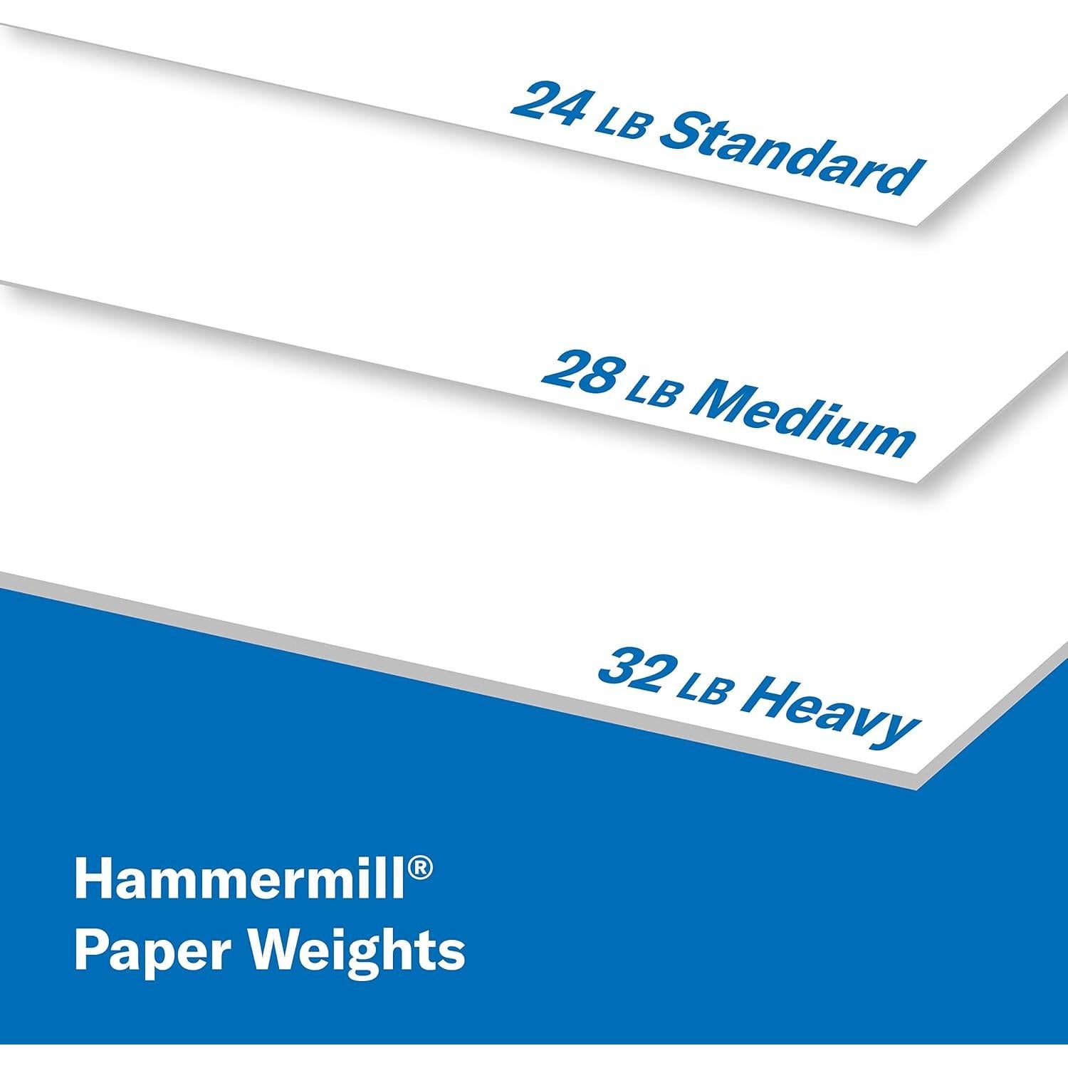Papel de impresora Hammermill Premium 24 lb 500 hojas A4