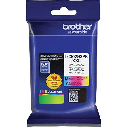 Cartuchos de Tinta Brother LC3029 Cian Magenta Amarillo 3Paq