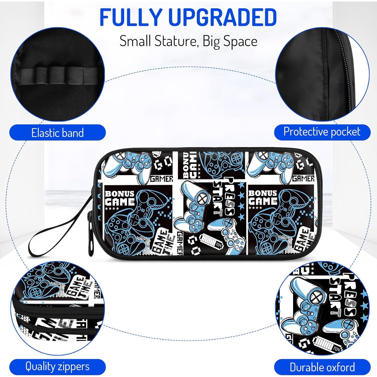 Estuche Grande para Niños Fitvc YTXBS-017 Diseño Gamer