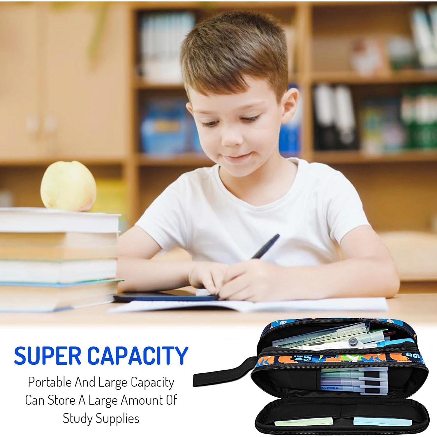 Estuche Grande para Niños Fitvc YTXBS-017 Diseño Gamer