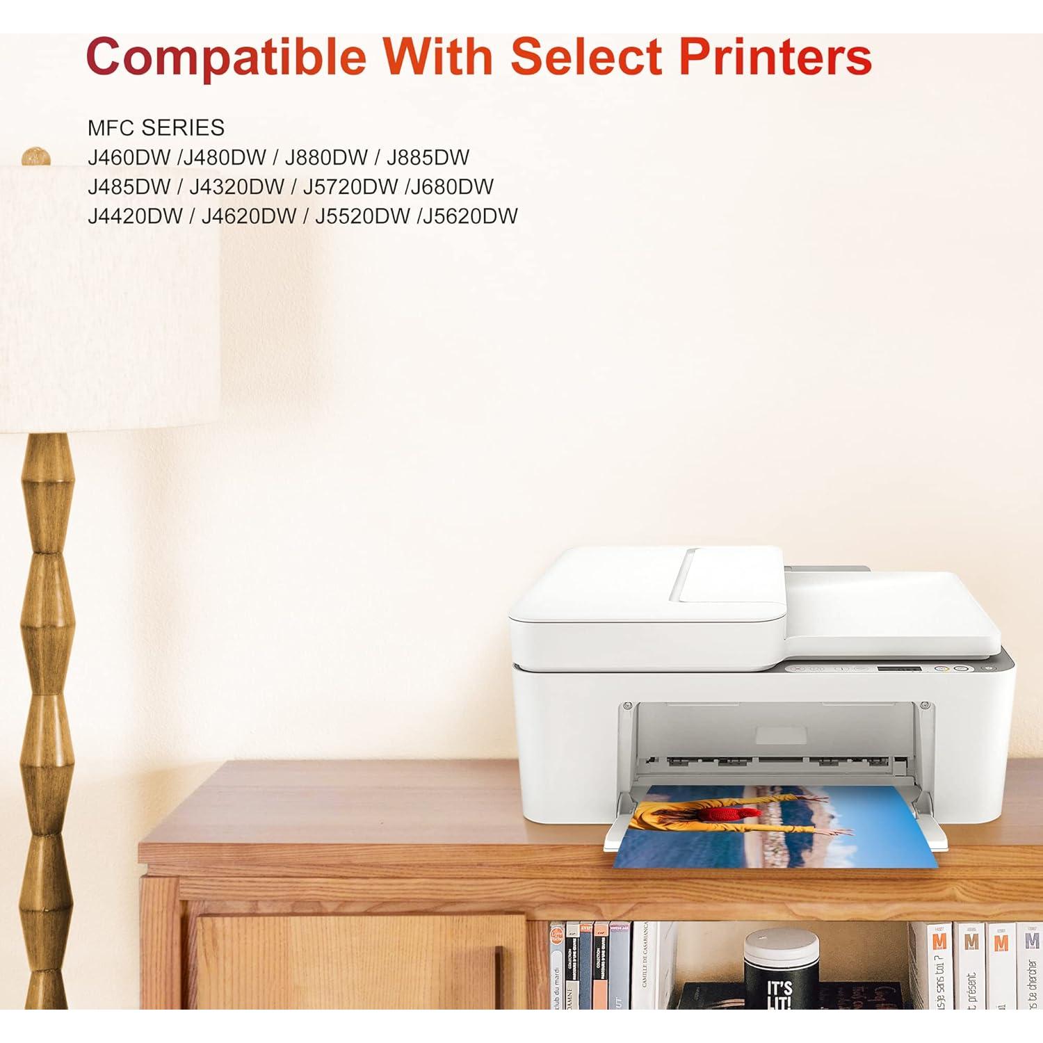 Cartuchos de tinta ejet LC203XL para Brother - 11 piezas