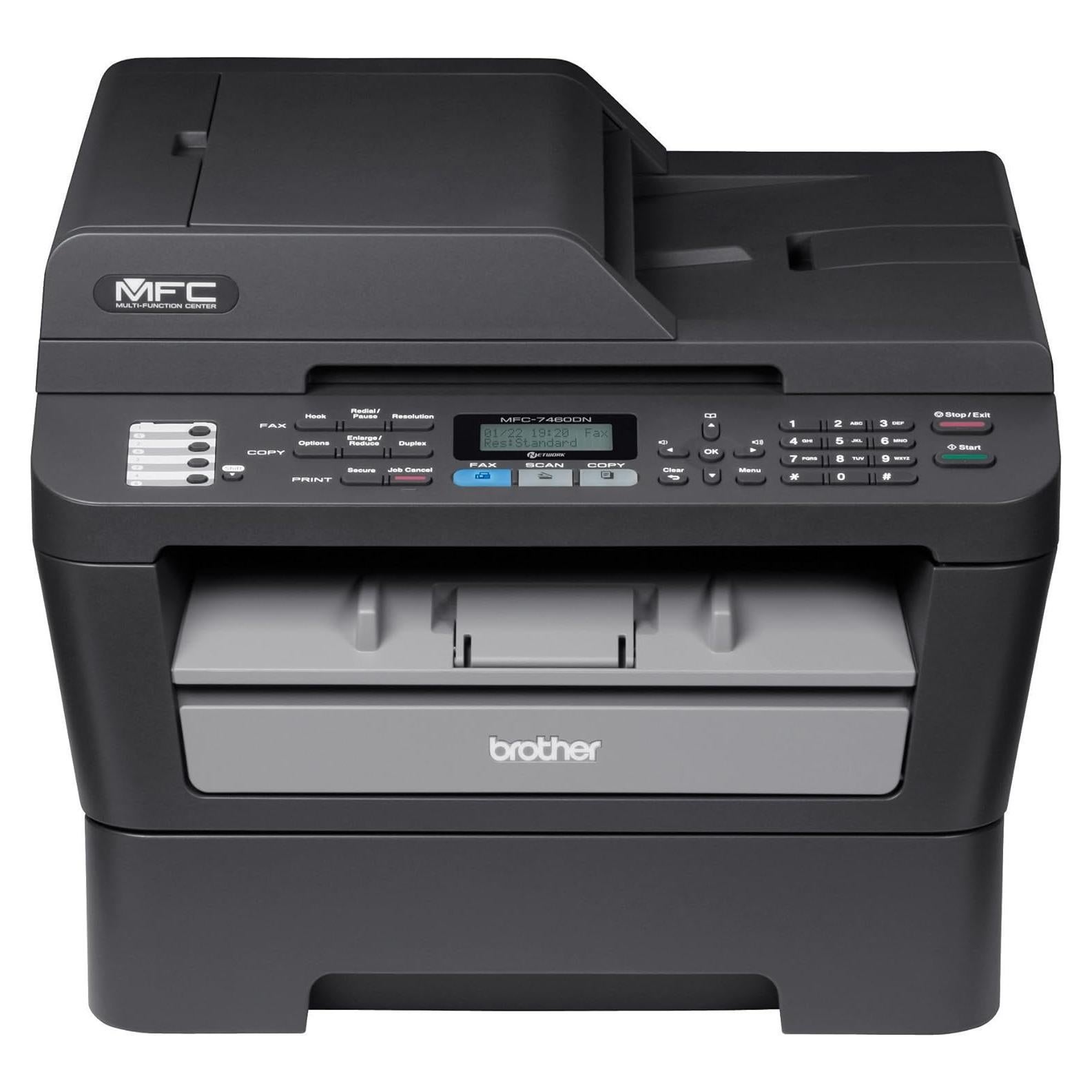 MFC7460DN Ethernet Monochrome Printer with Scanner, Copier & Fax