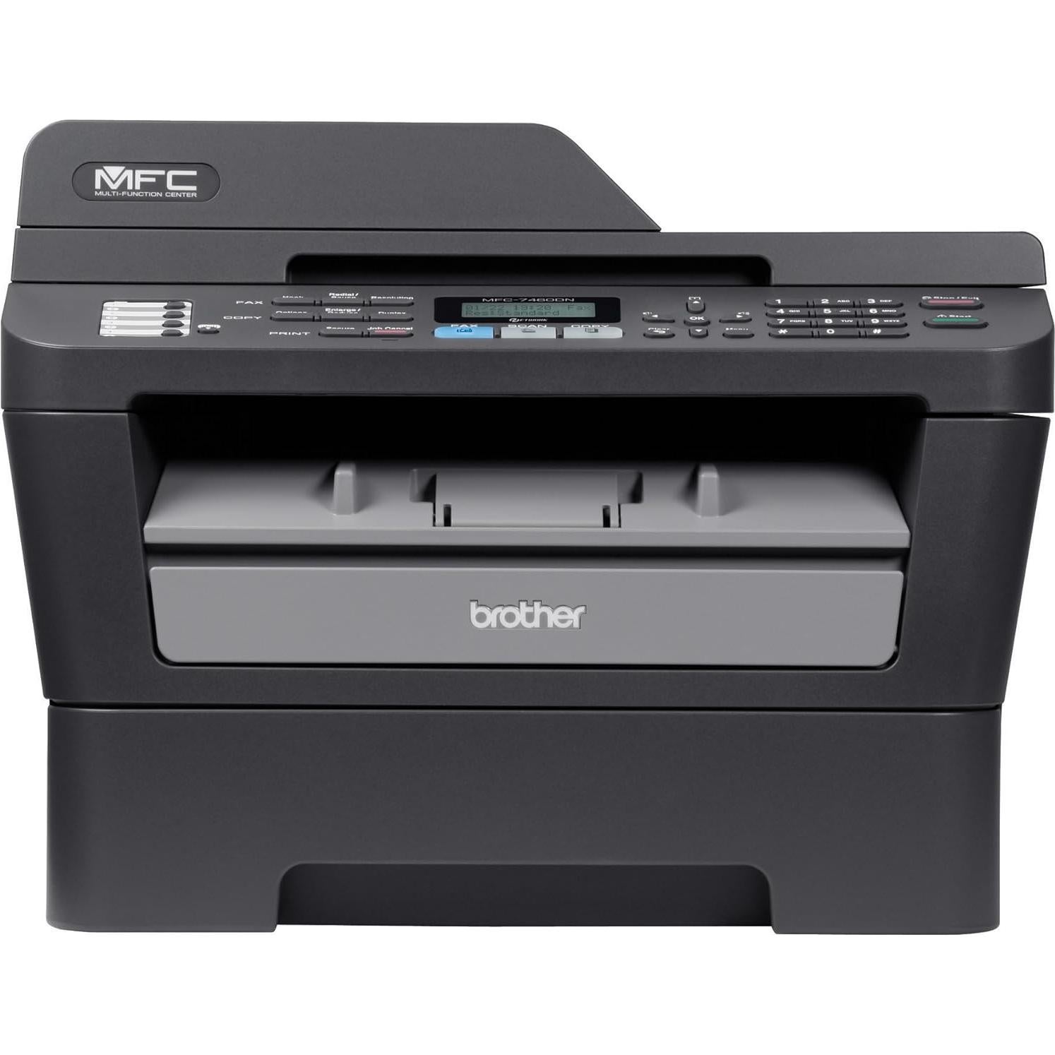 MFC7460DN Ethernet Monochrome Printer with Scanner, Copier & Fax