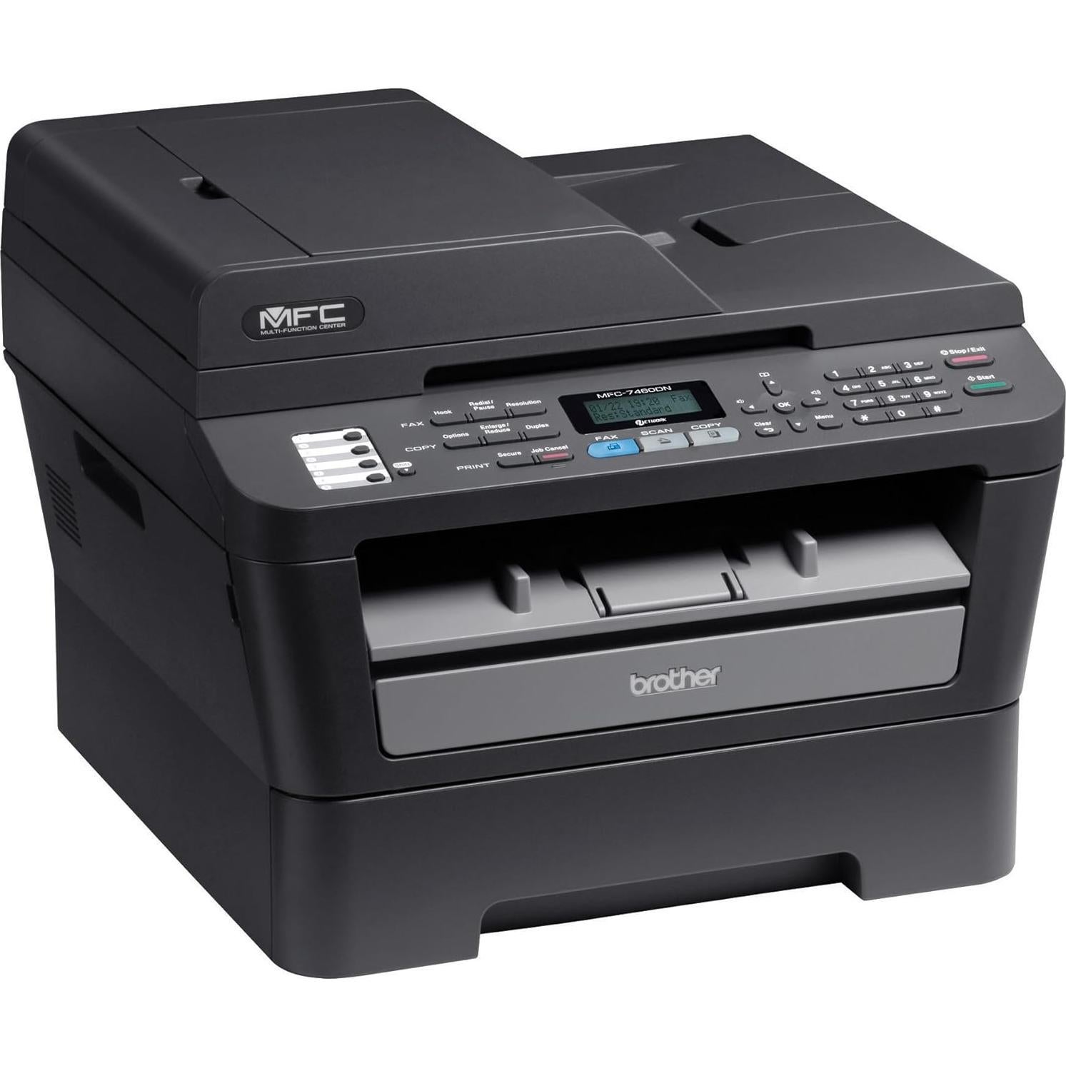 MFC7460DN Ethernet Monochrome Printer with Scanner, Copier & Fax
