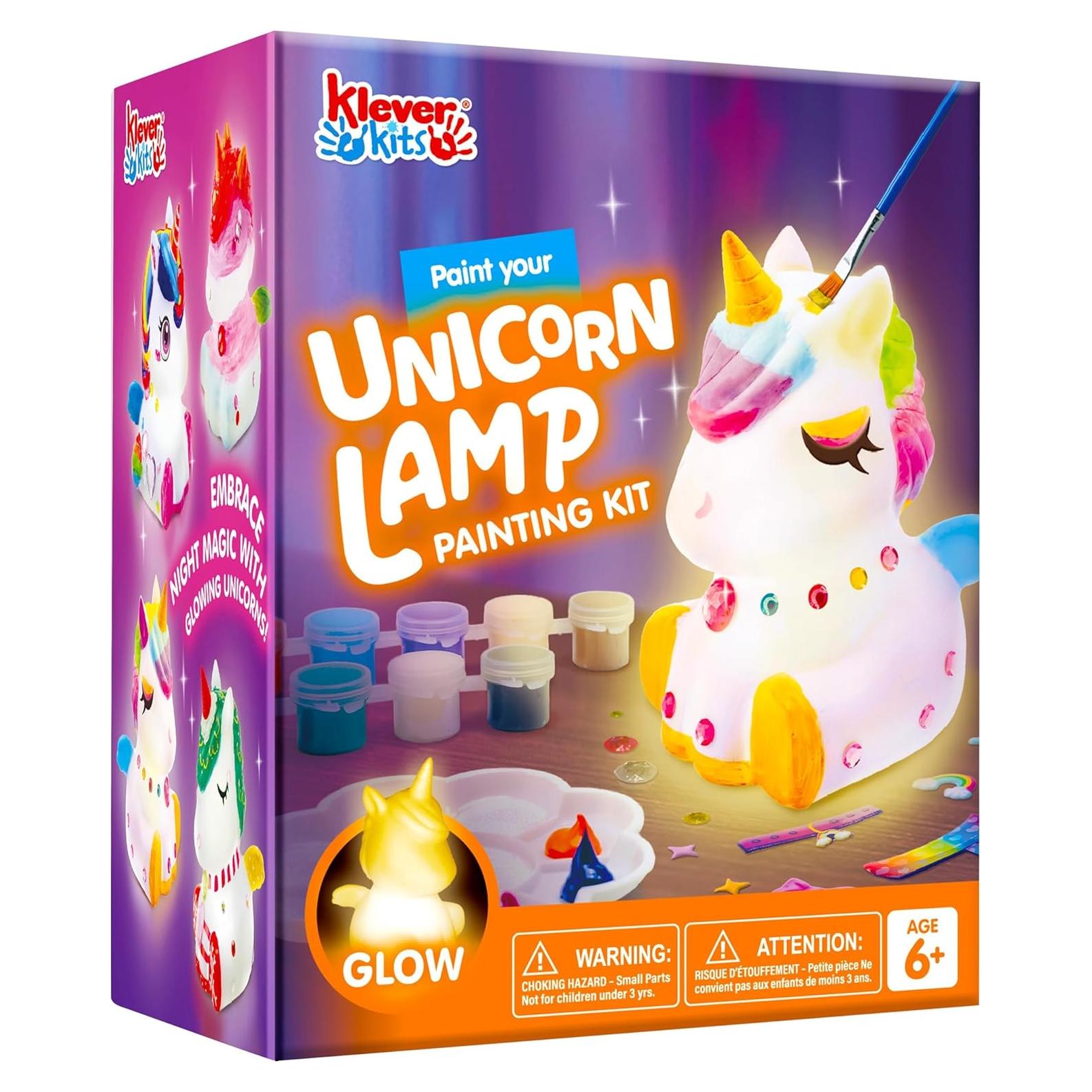 Klever Kits Lámpara Unicornio DIY - Kit de Pintura Creativa