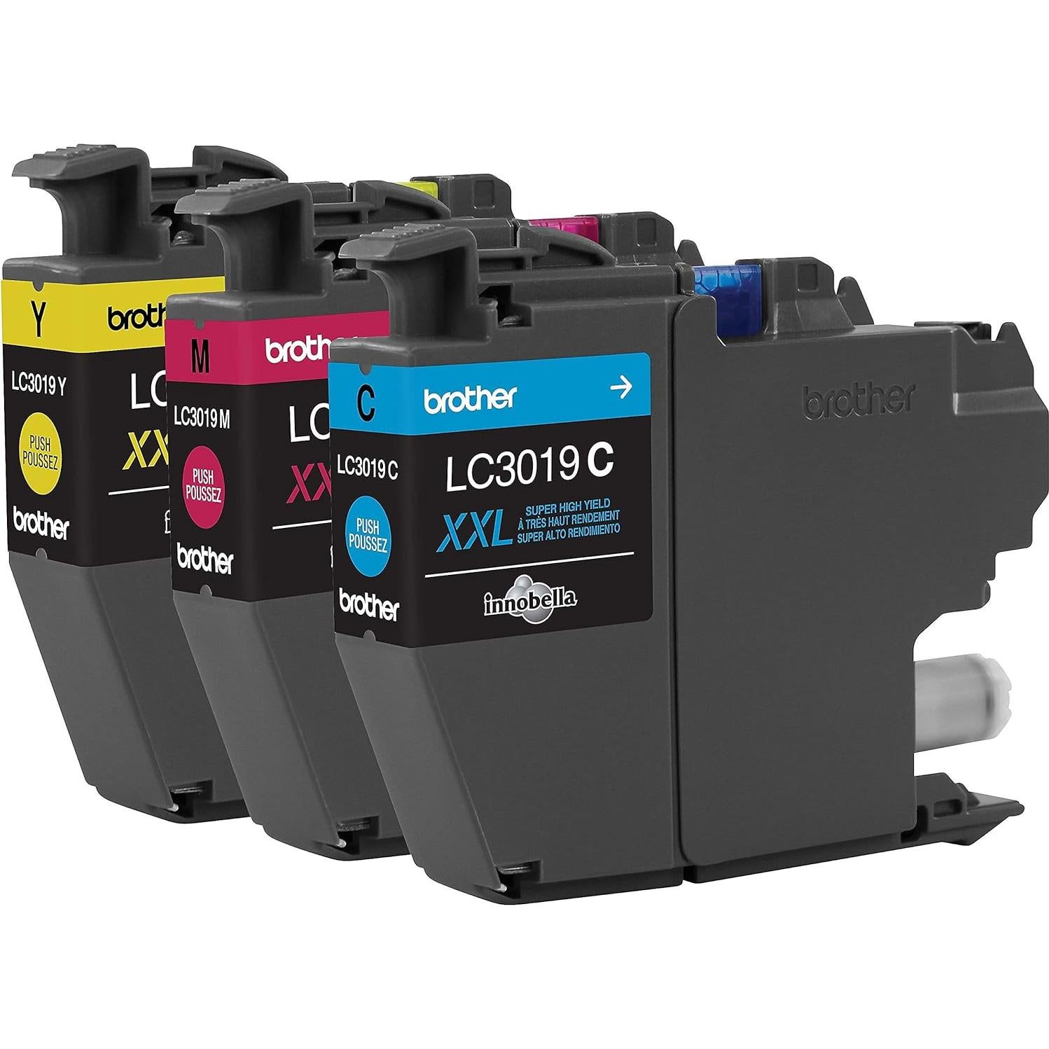 Printer LC30193PK Super High Yield XXL 3 Pack Ink Cartridges- 1 Ea: Cyan/Magenta/Yellow Ink