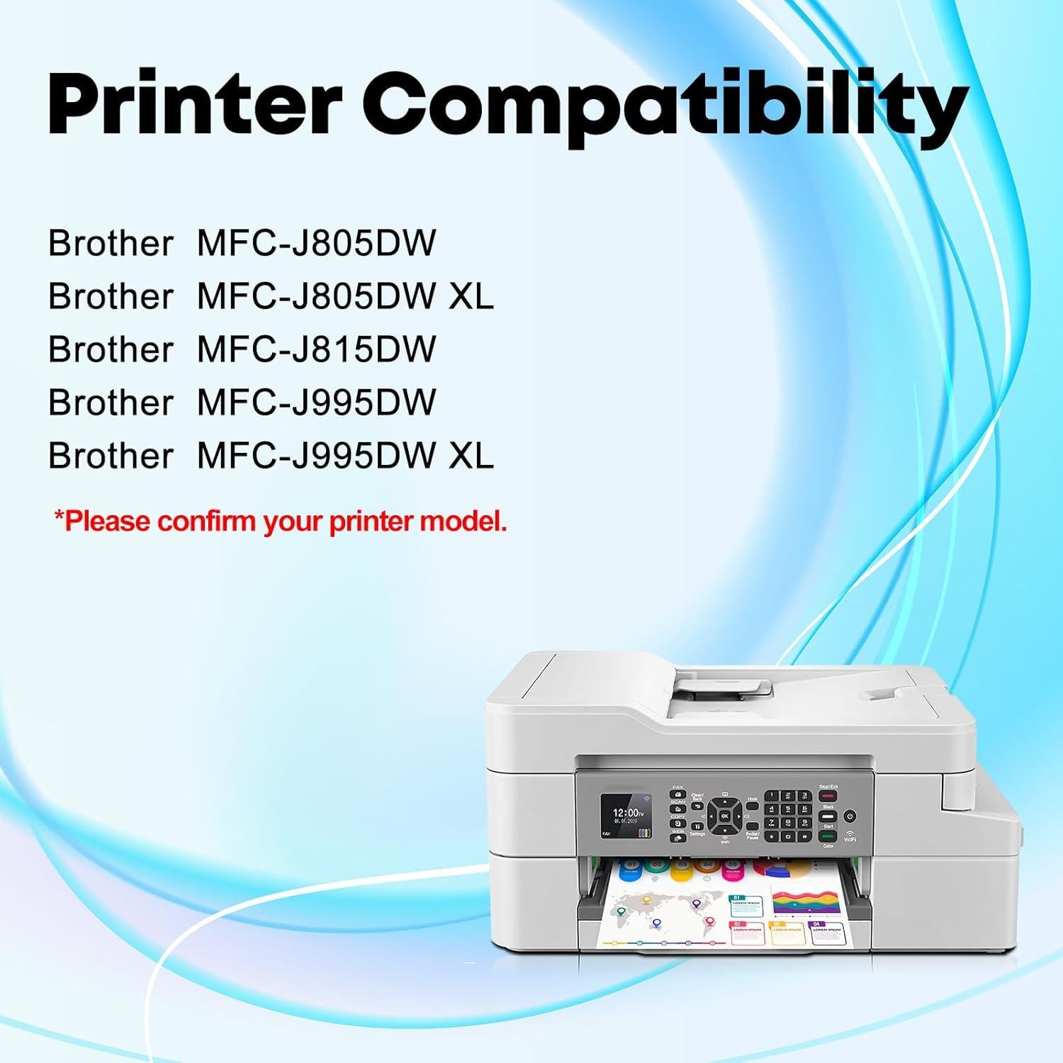 Cartucho de Tinta LC3033 BK/C/M/Y Miss Deer - Alto Rendimiento