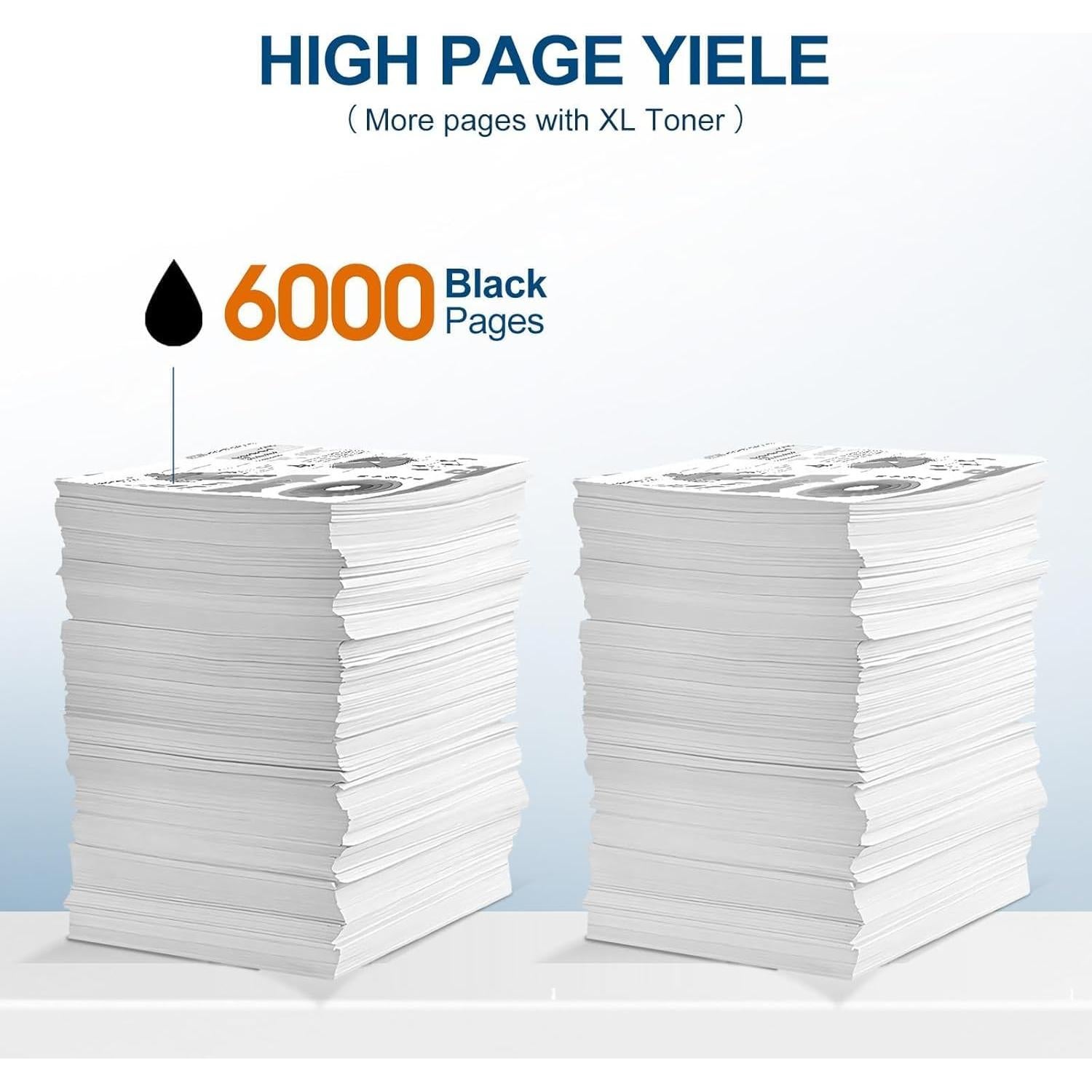 Cartucho de Tóner Compatible Brother TN830XL - 2 Negro