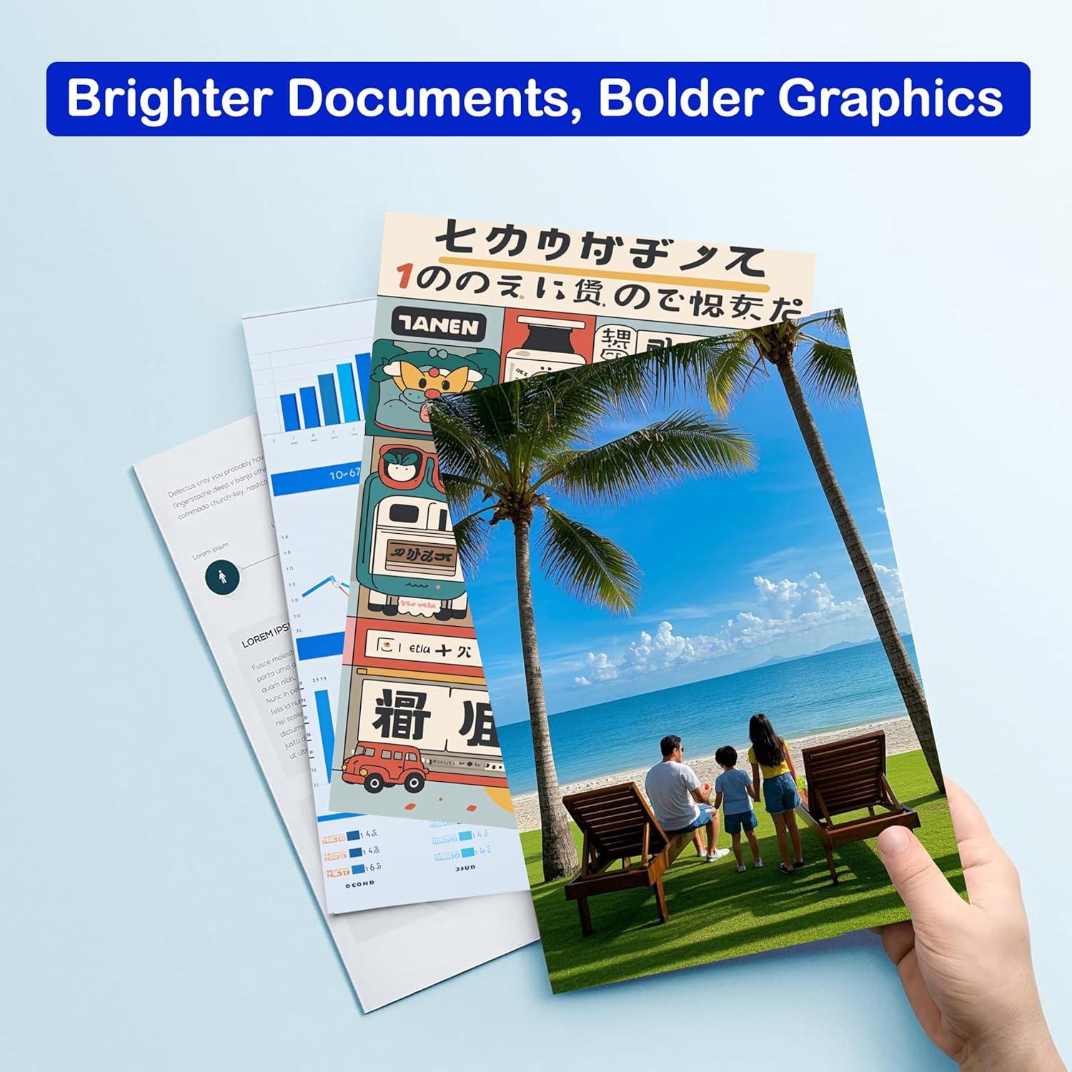 Cartuchos de Tinta Negra Mulakn LC406XL para Brother - 4PK