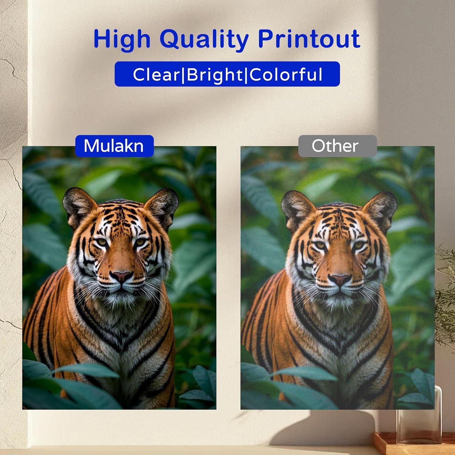 Cartuchos de Tinta Negra Mulakn LC406XL para Brother - 4PK