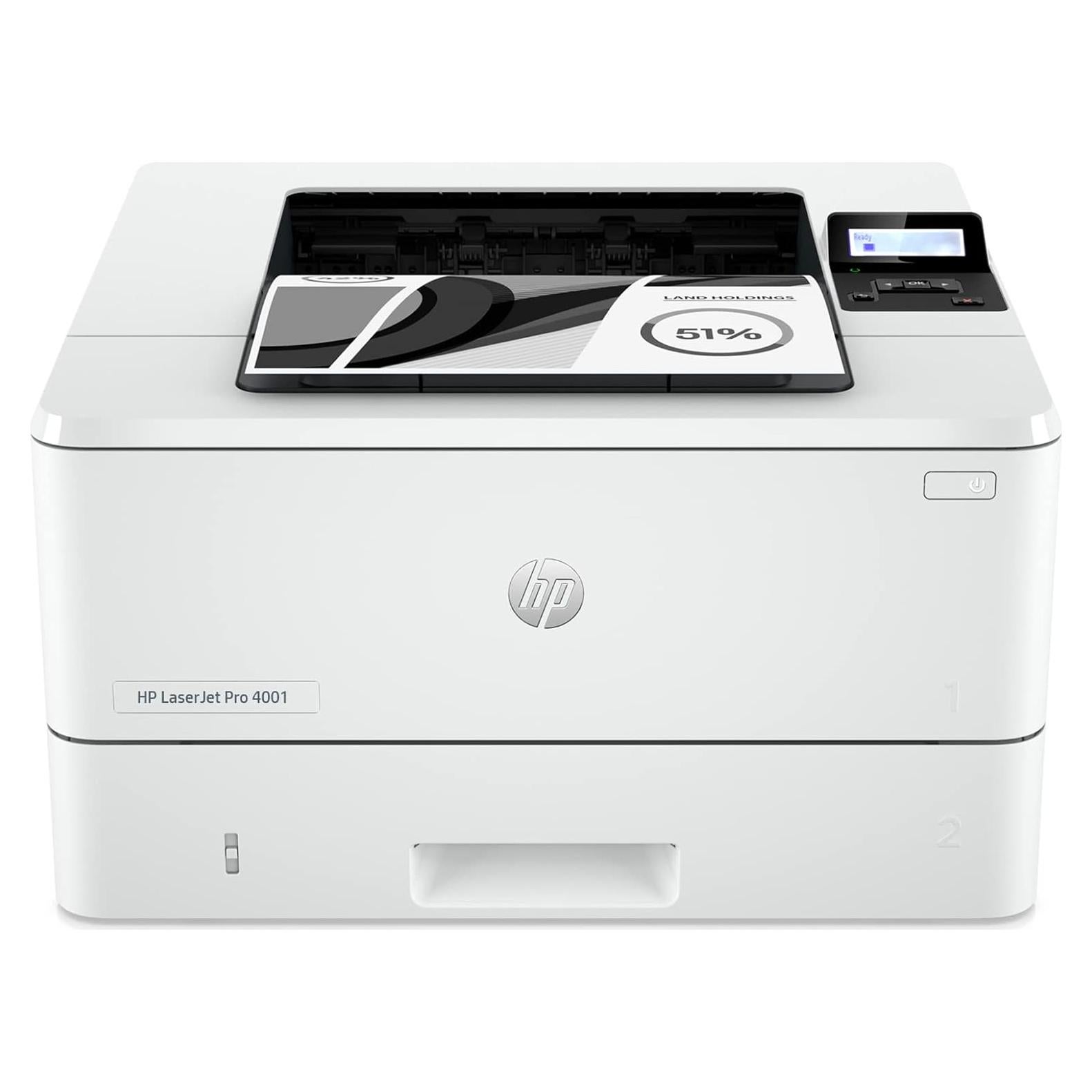 Impresora HP LaserJet Pro 4001n A4 B/N 42 ppm USB Ethernet
