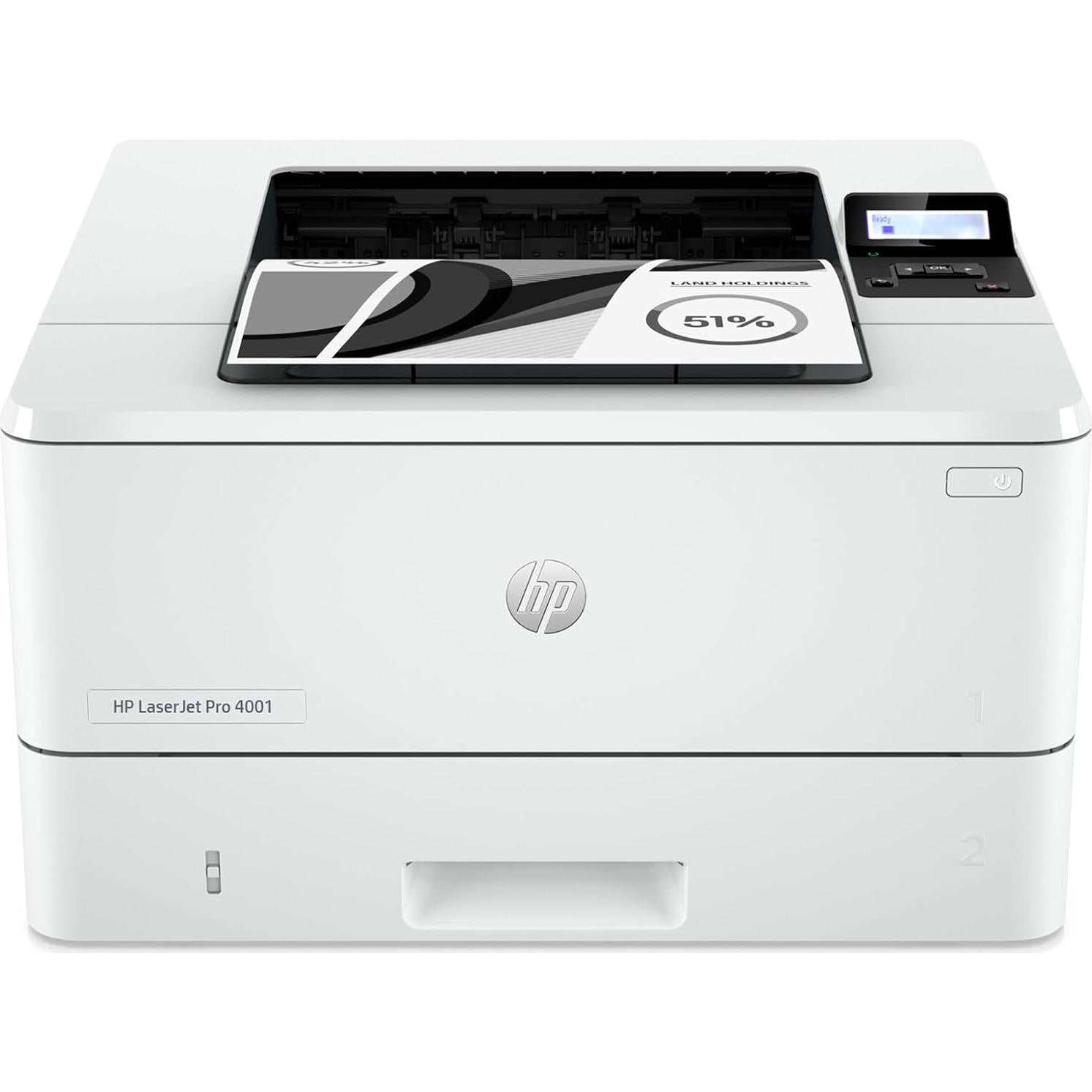 Impresora HP LaserJet Pro 4001n A4 B/N 42 ppm USB Ethernet