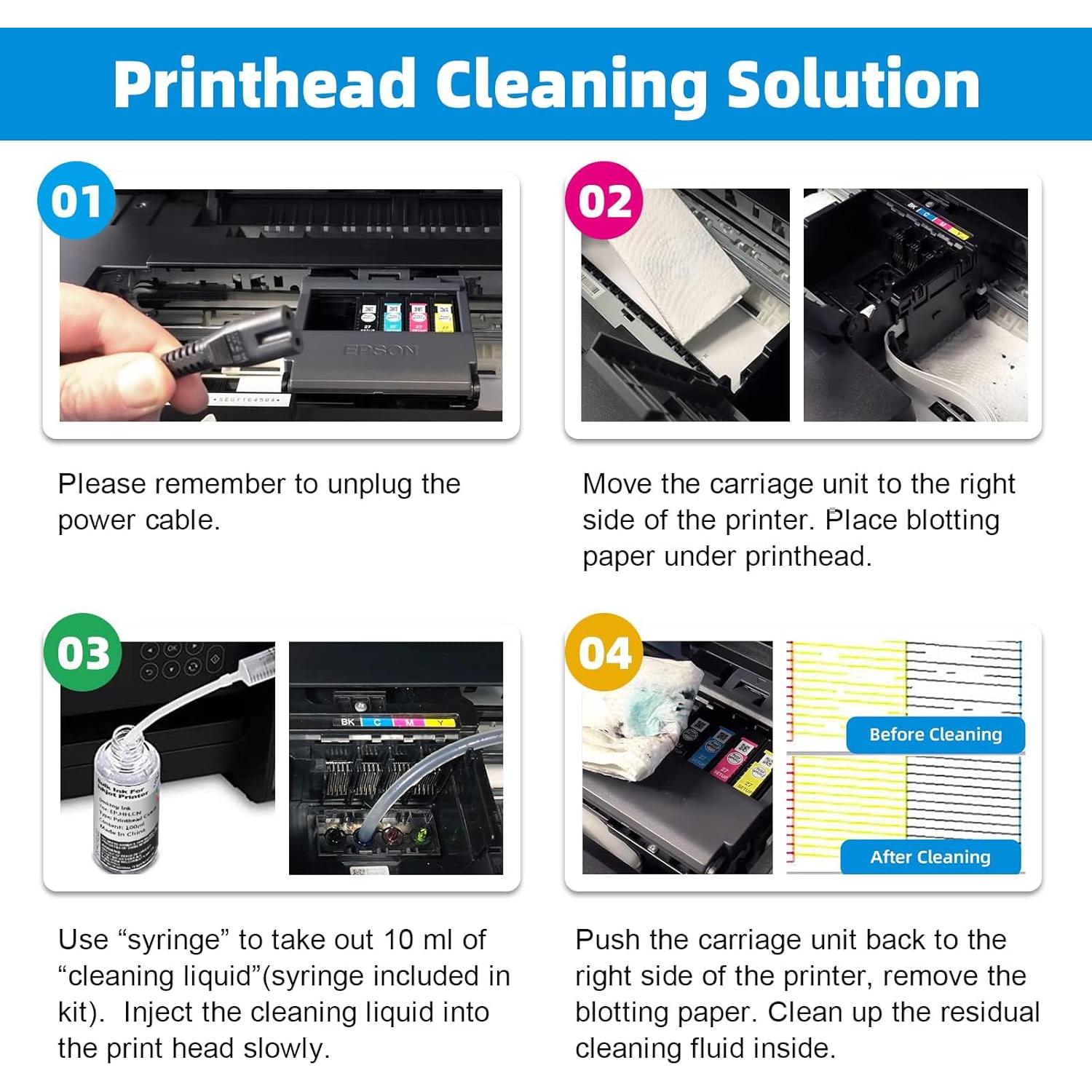 Kit de Limpieza de Cabezal de Impresora EXCERCUS 200ml