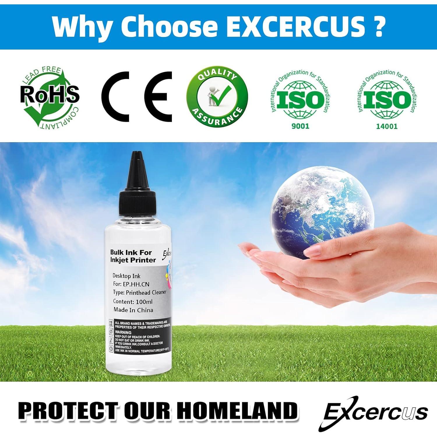 Kit de Limpieza de Cabezal de Impresora EXCERCUS 200ml