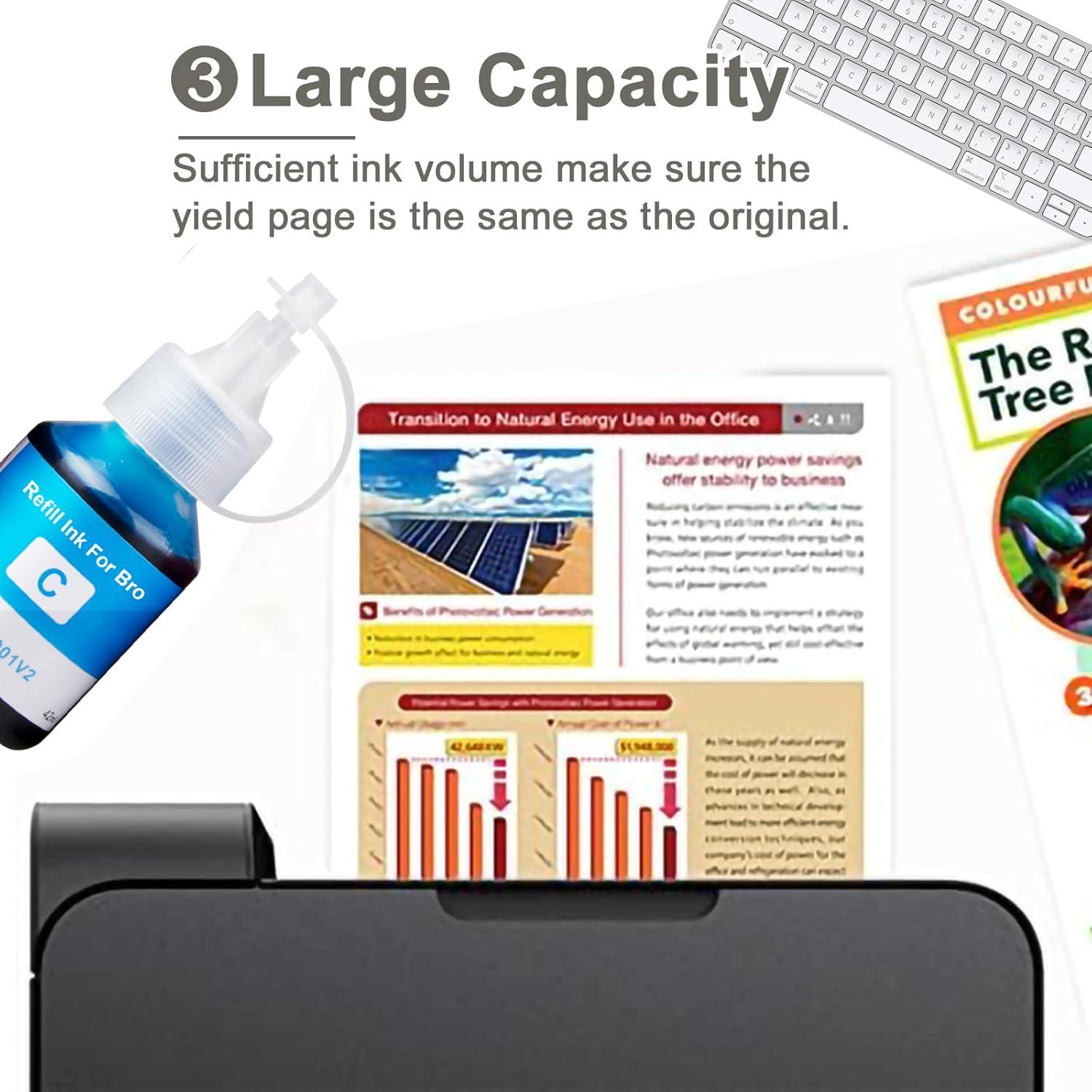 Tinta de Recarga Brother DCPT300 100ml + 3x42ml Color