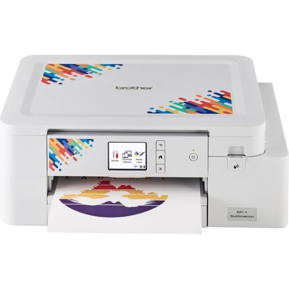 Sublimation Printer, 4-Color Sublimation Ink Cartridges and 100 Sheets Sublimation Paper