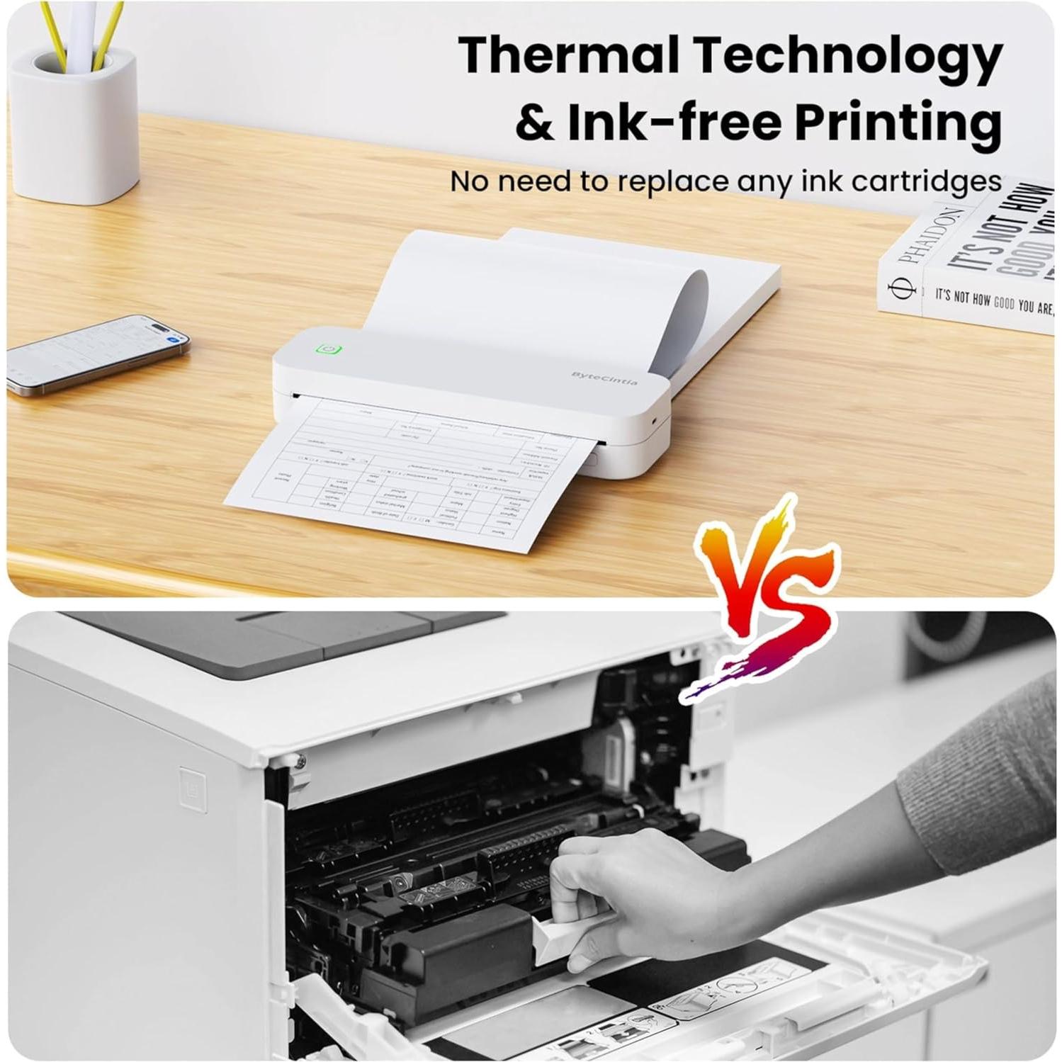 Impresora Térmica Portátil Streamlined Gadgets D80 - 300 DPI