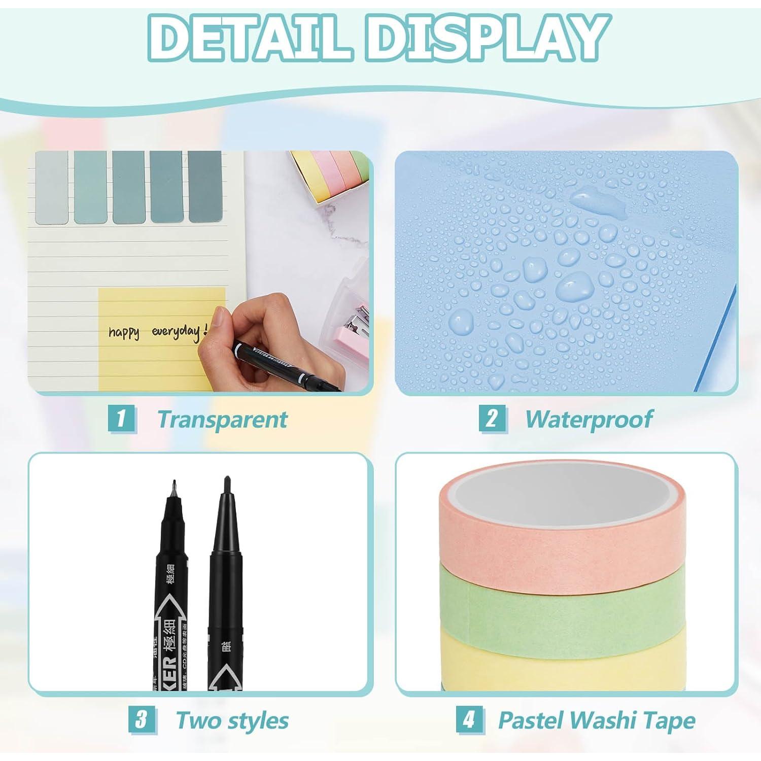 Set de Papelería Sinload 60 Piezas Estuche Verde Claro