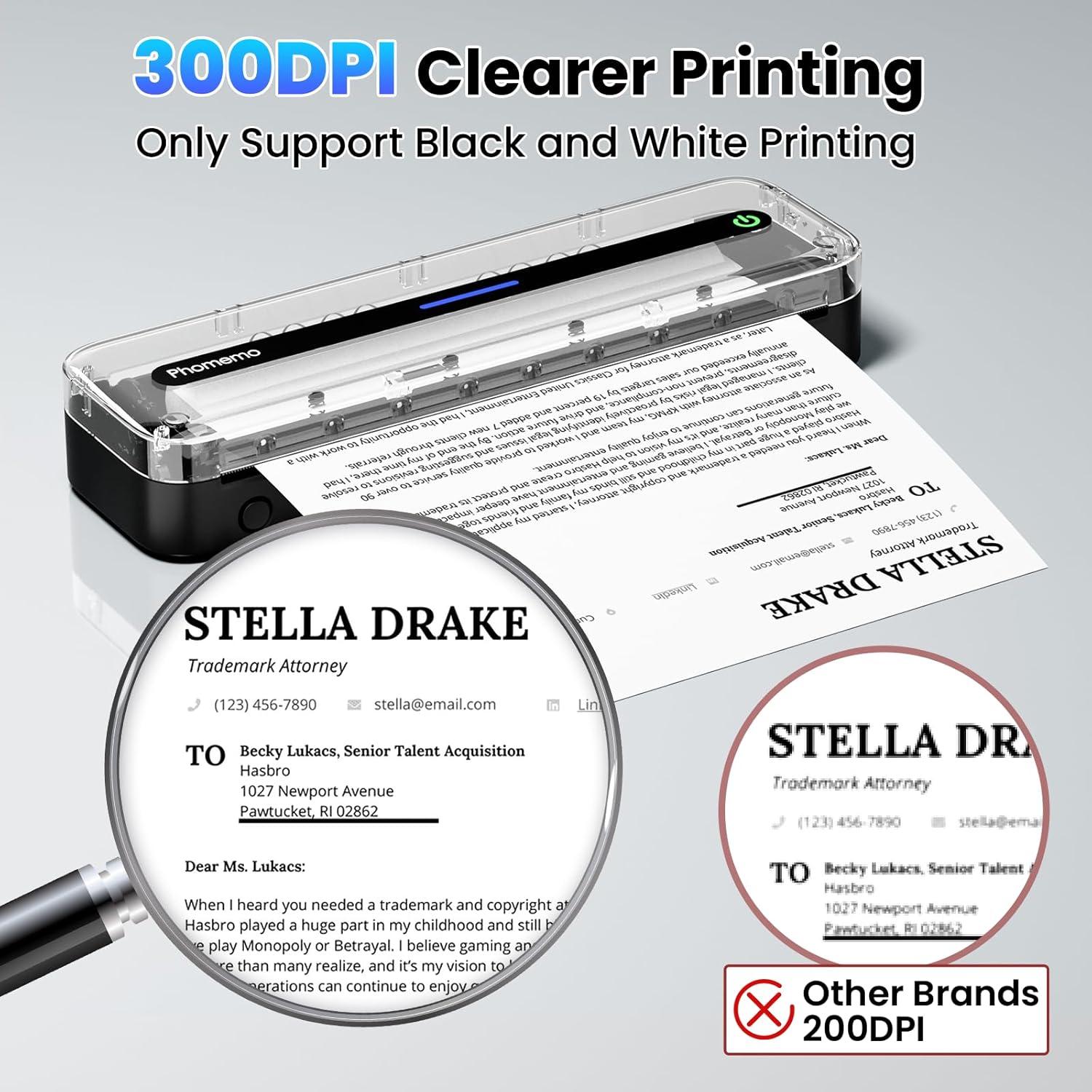 Impresora Portátil Phomemo M832 Térmica Bluetooth Sin Tinta