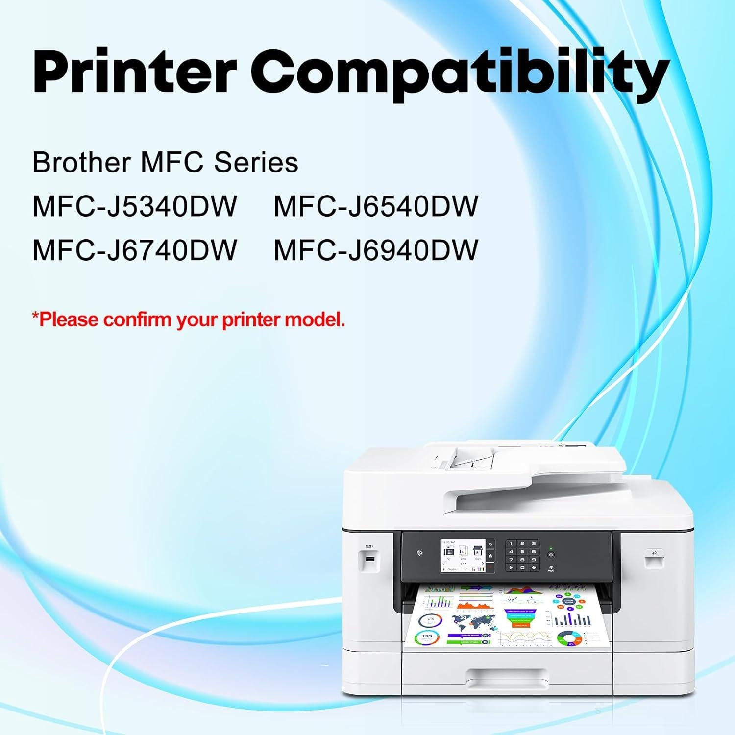 Cartuchos de tinta Miss Deer LC402XL para Brother MFC-J5340DW