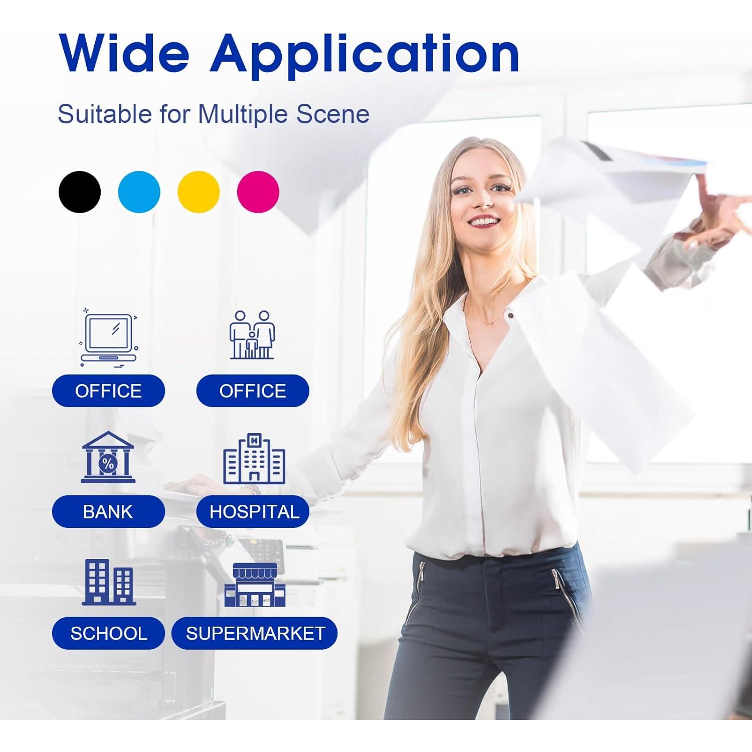 Cartuchos de tinta Clorisun LC401XL compatibles Brother 4PK