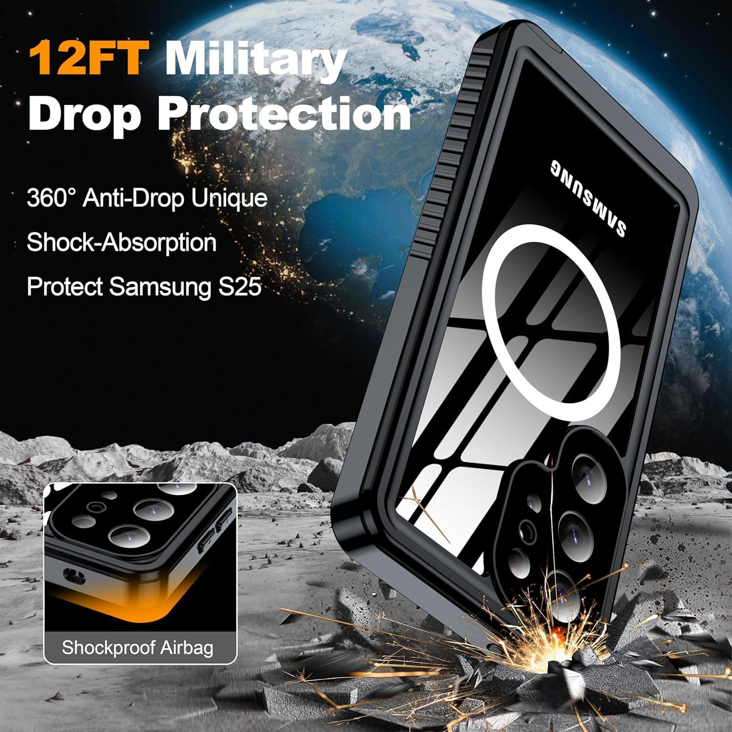 Funda Magnética ANTSHARE para Samsung Galaxy S25 Ultra IP68