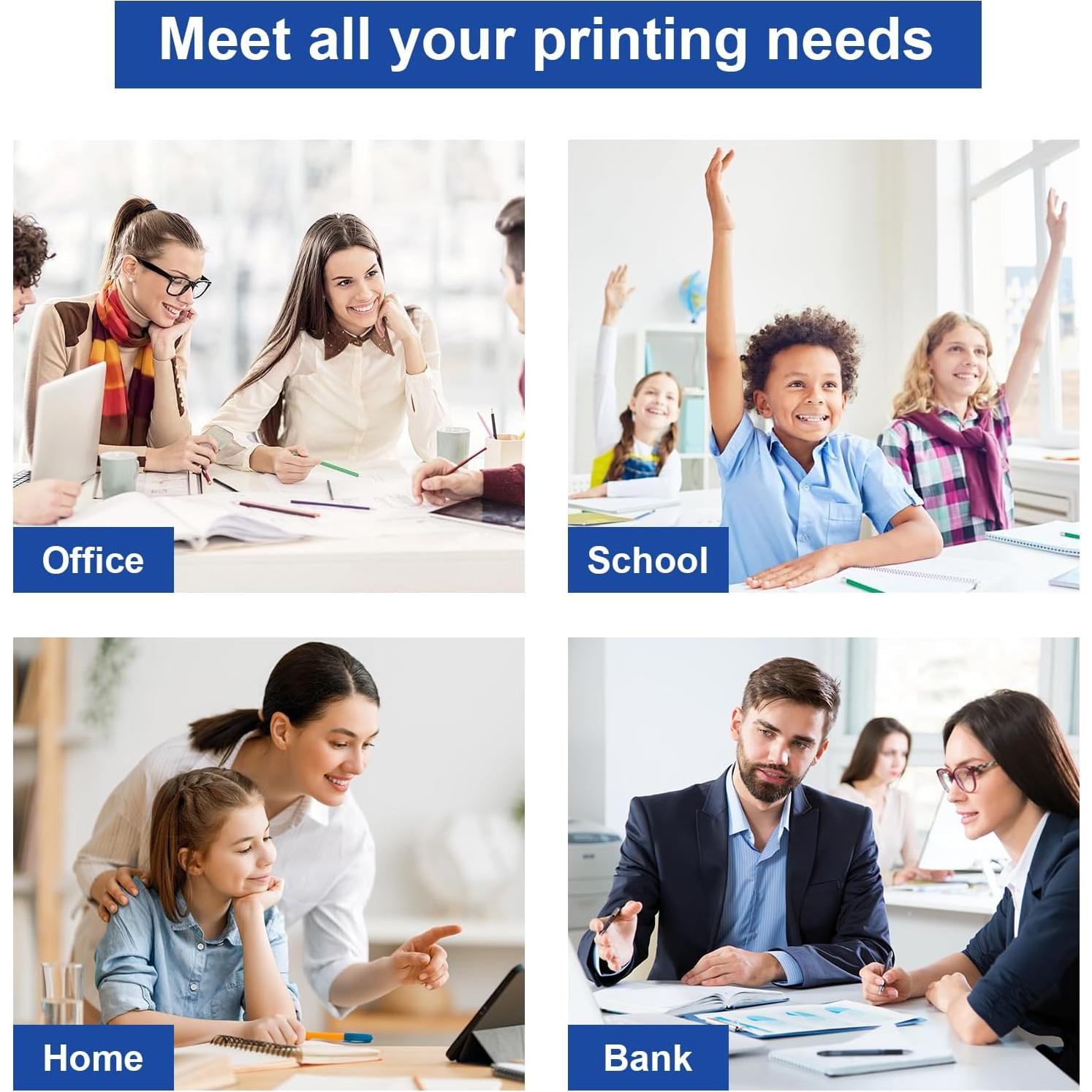 Cartucho de Tinta HUEHUB LC406XL Alto Rendimiento 4 Piezas