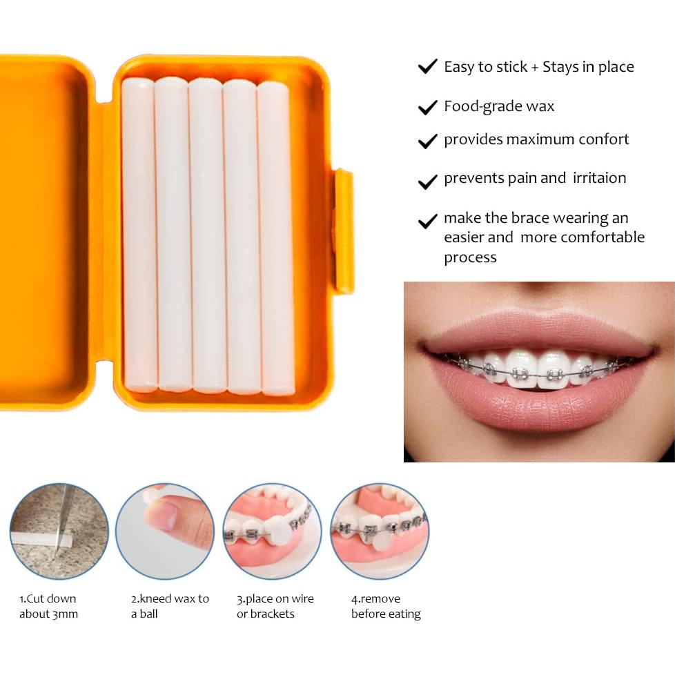 Kit de Cuidado Oral Ortodóntico Wenge - 2 Piezas Viaje