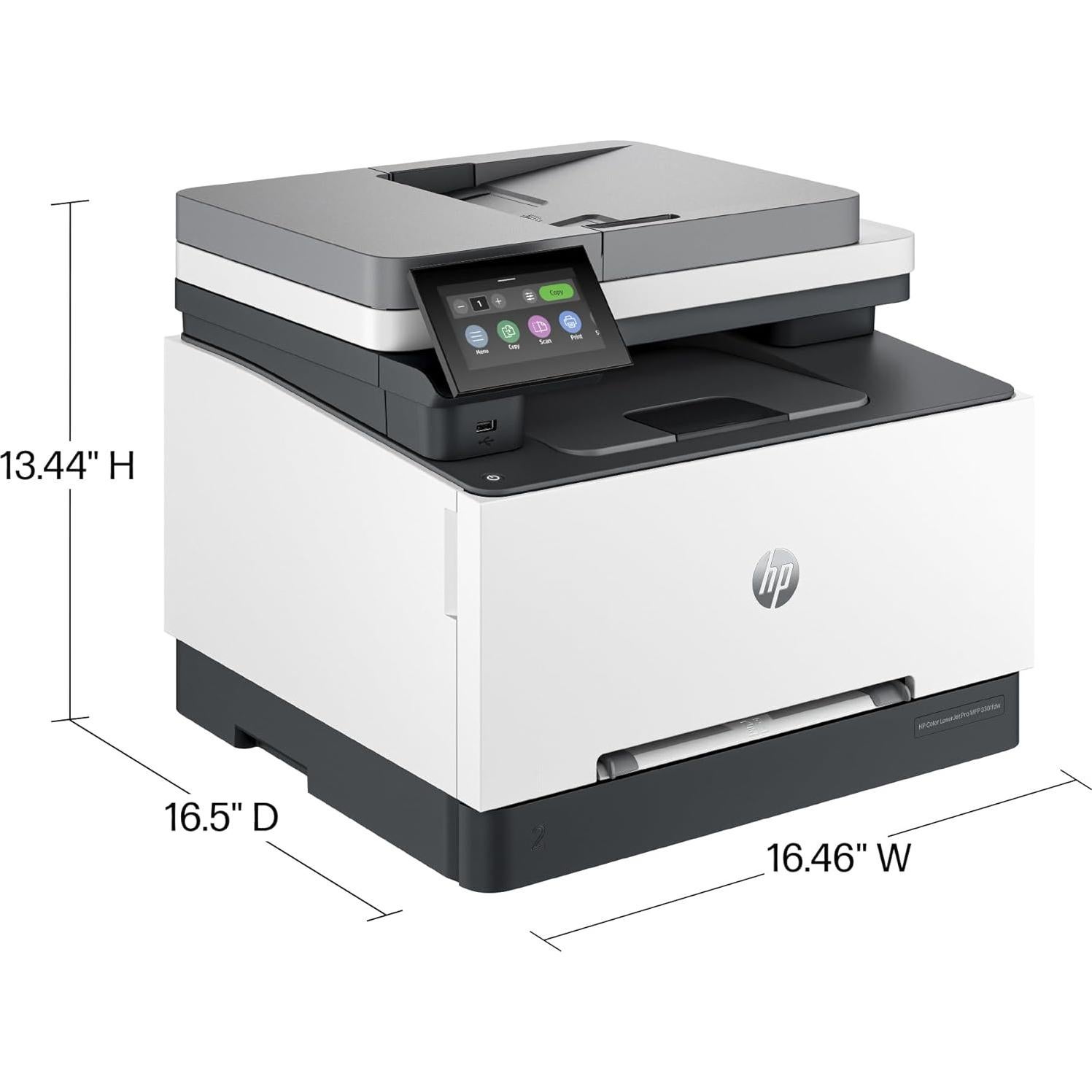 Impresora Láser Color HP Color LaserJet Pro MFP 3301fdw