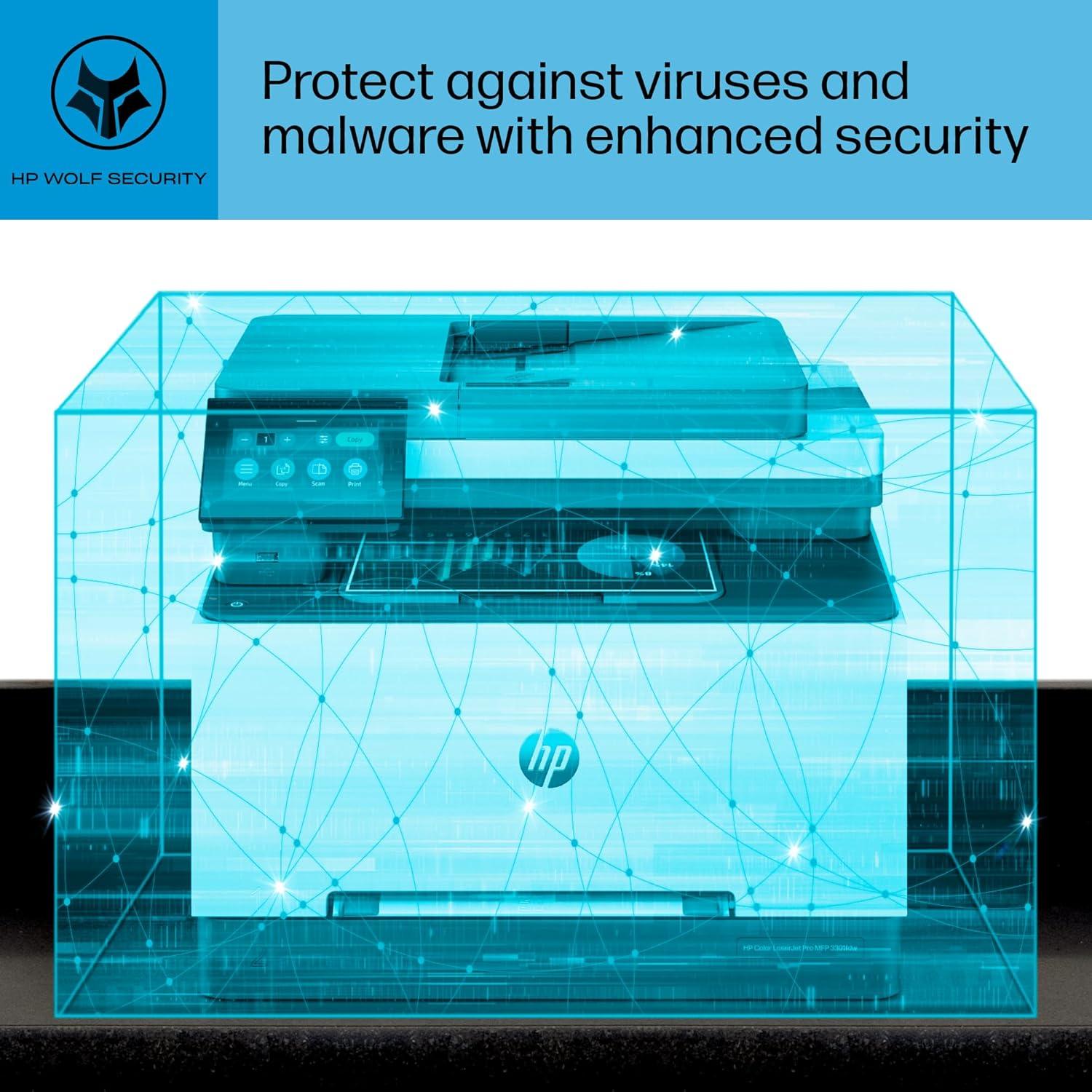 Impresora Láser Color HP Color LaserJet Pro MFP 3301fdw